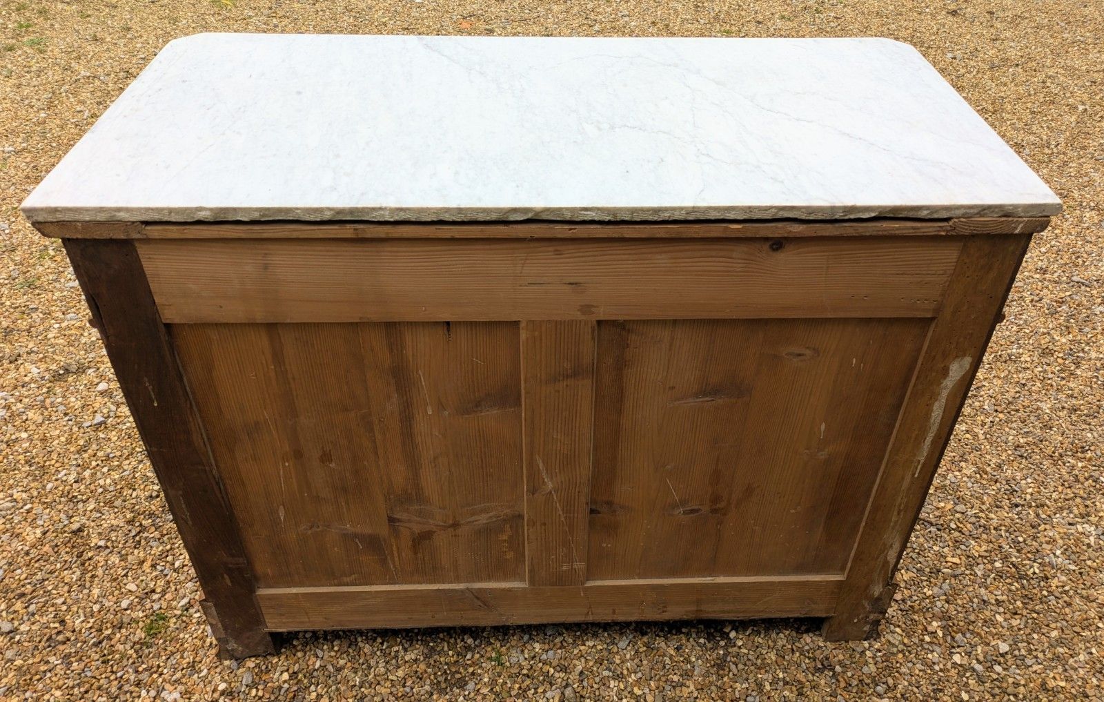 Elegant 19th Century French Walnut Faux Bamboo Commode Chest photo vintage