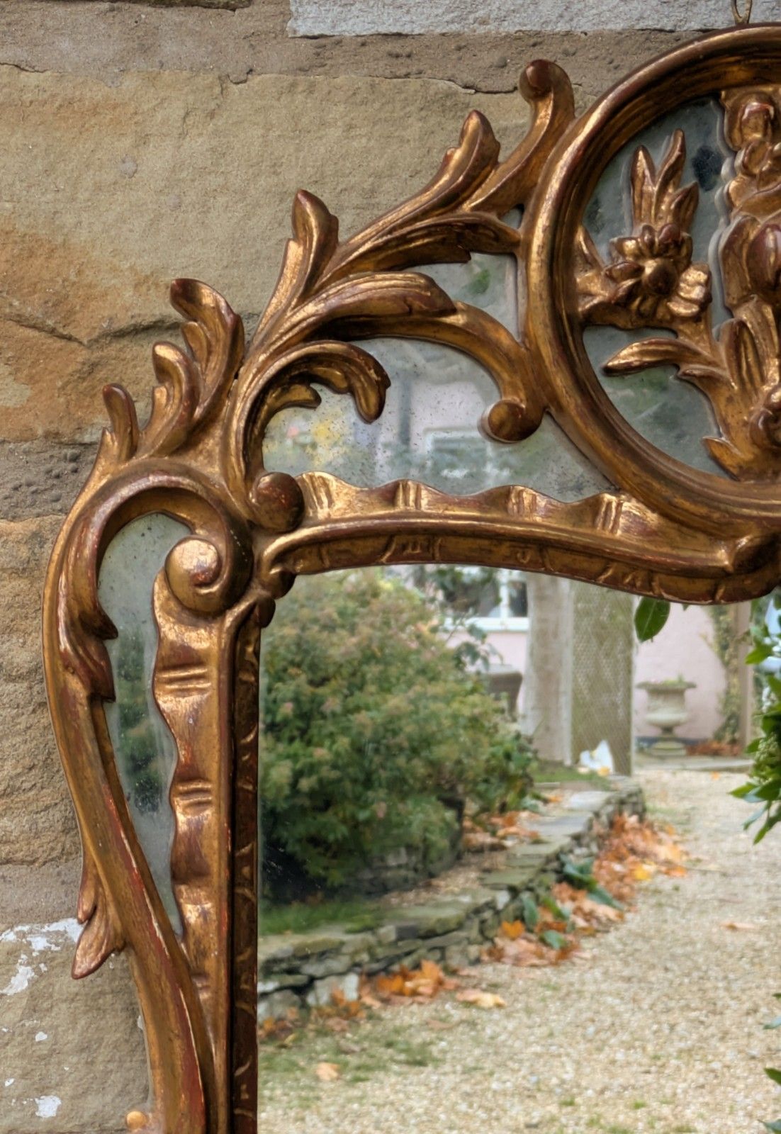 Beautiful French Baroque Wall Mirror / Pier Glass photo buy