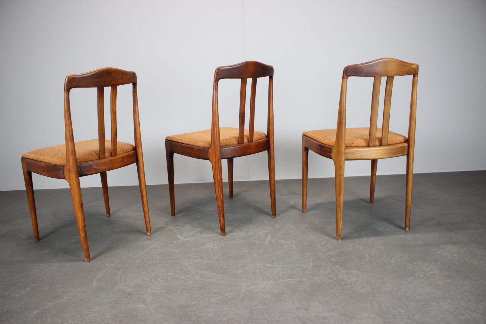 1970s Set Of Three Dining Chairs By Drevotvar, Czechoslovakia photo Furniture