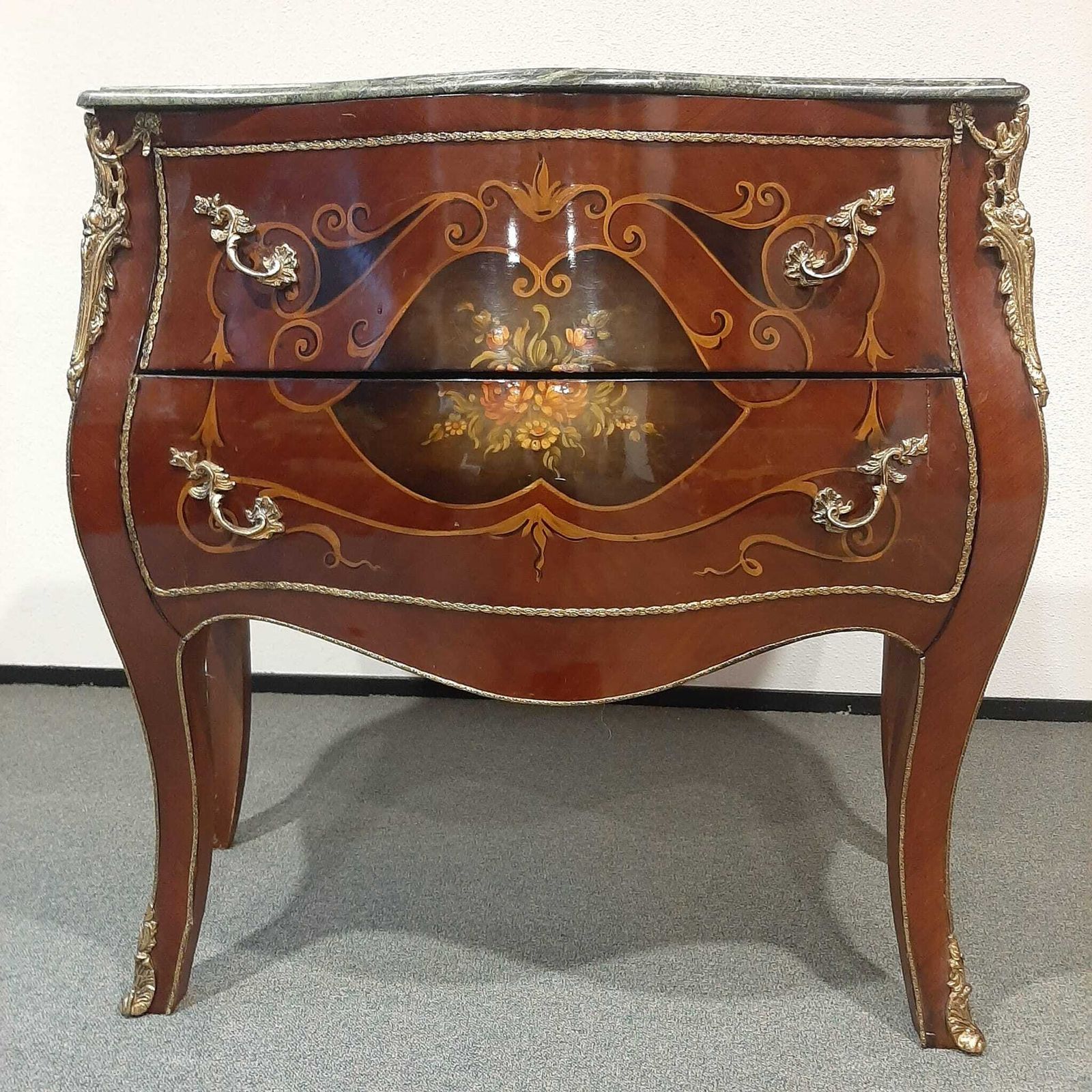 French Style Bombé Commode (Chest Of Drawers) In The Louis XV Style photo furniture