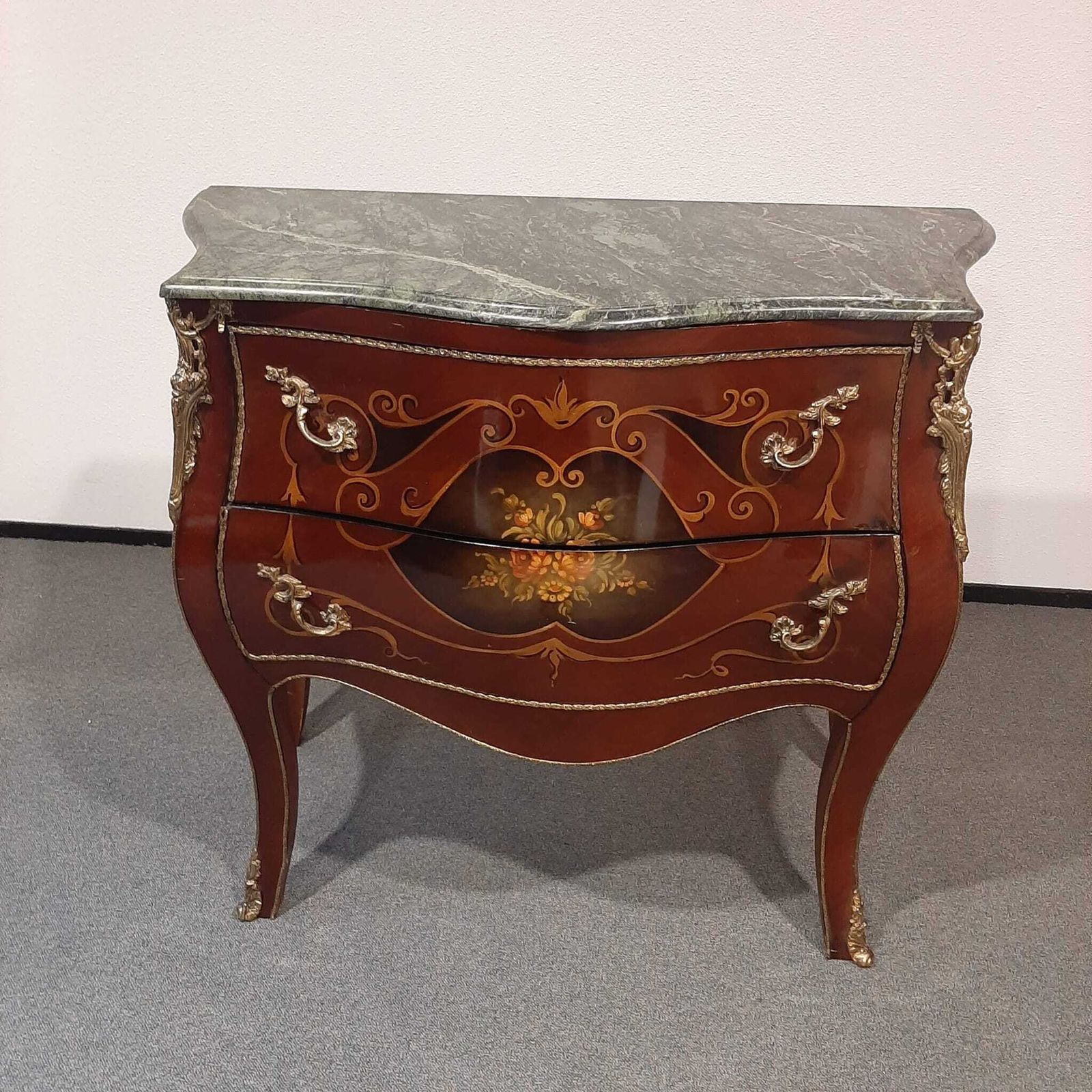 French Style Bombé Commode (Chest Of Drawers) In The Louis XV Style photo Furniture