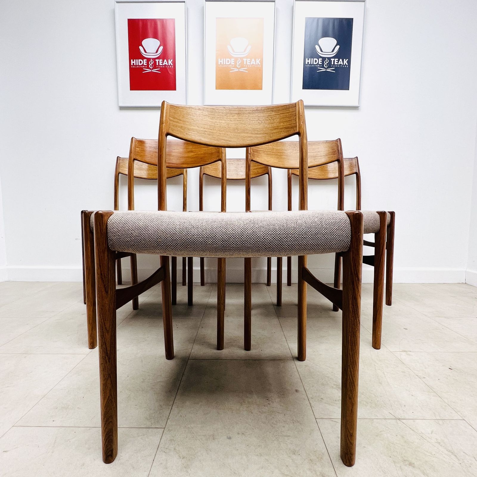 Danish Dining Chairs By Arne Wahl Iversen photo furniture