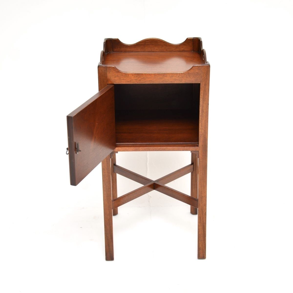 Antique Georgian Style Mahogany Cabinet On Legs photo for sale