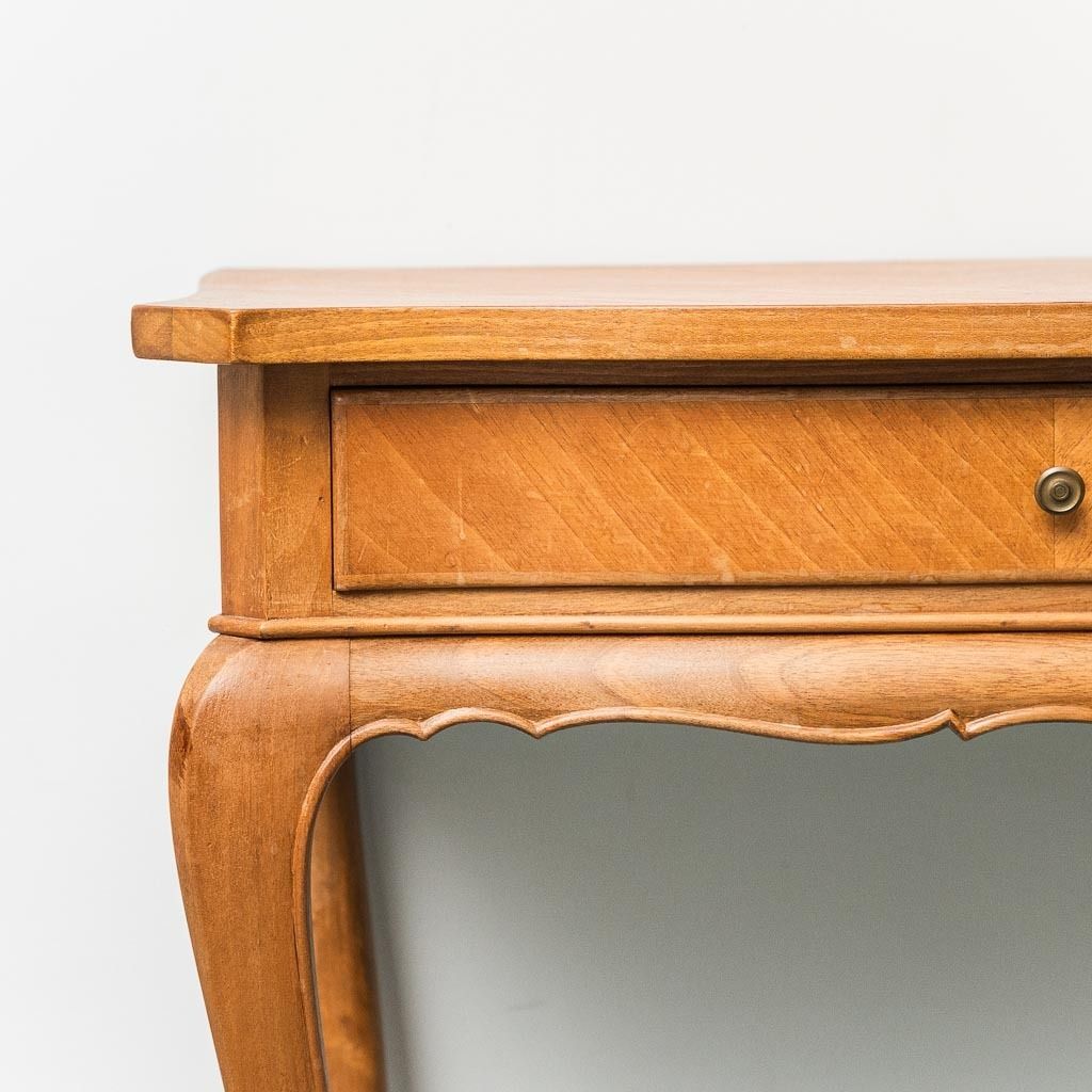 Pair Of Vintage Wooden Bedside Tables From The 1950s. photo 344.0
