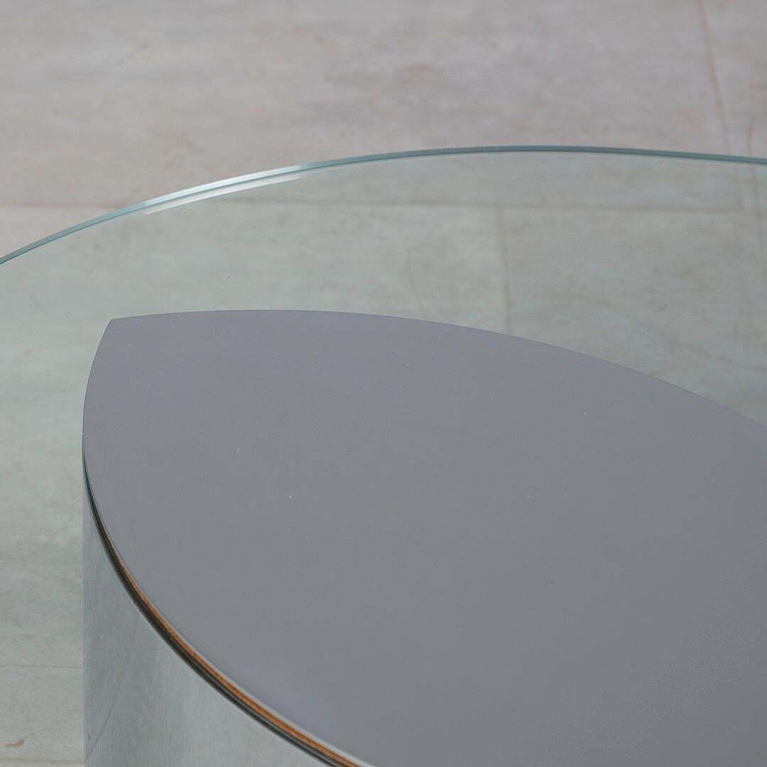 Cini Boeri “Lunario” Coffee Table For Gavina, Italy Circa 1970 photo Furniture