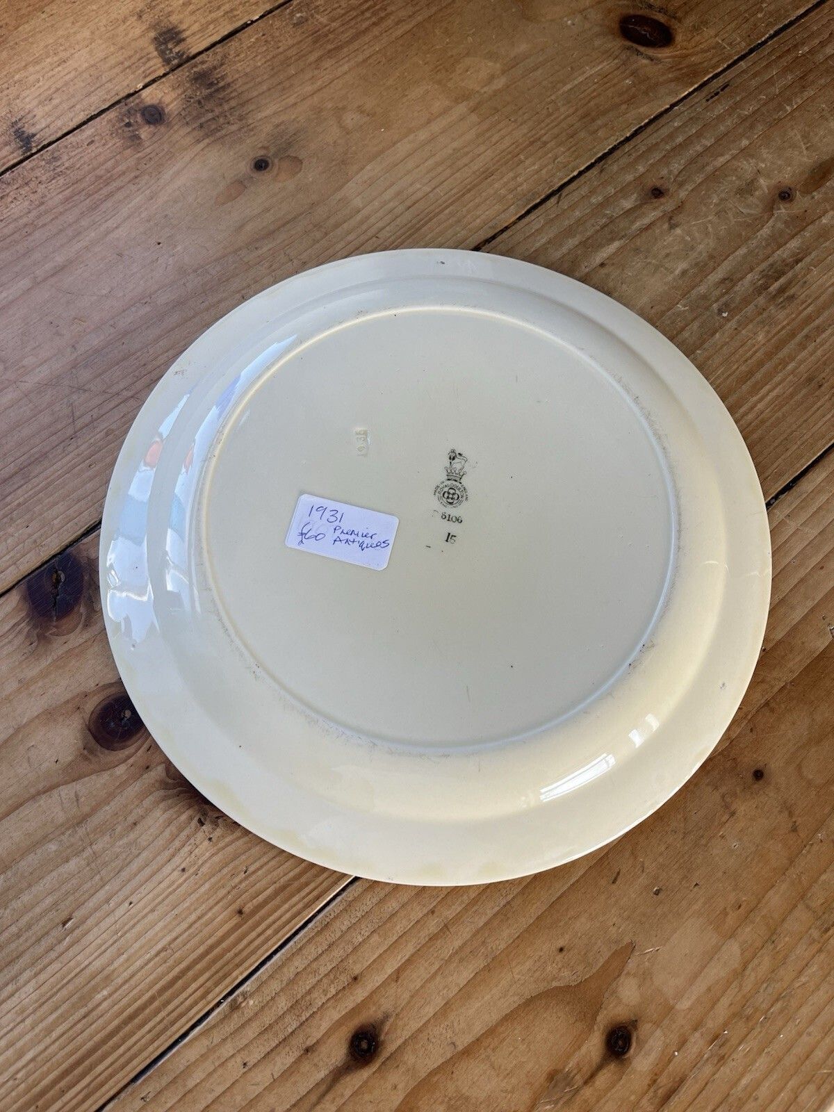 Antique Art Deco Royal Doulton Floral Iznik Geometric X Series Plate D5106 30's photo Home Decor