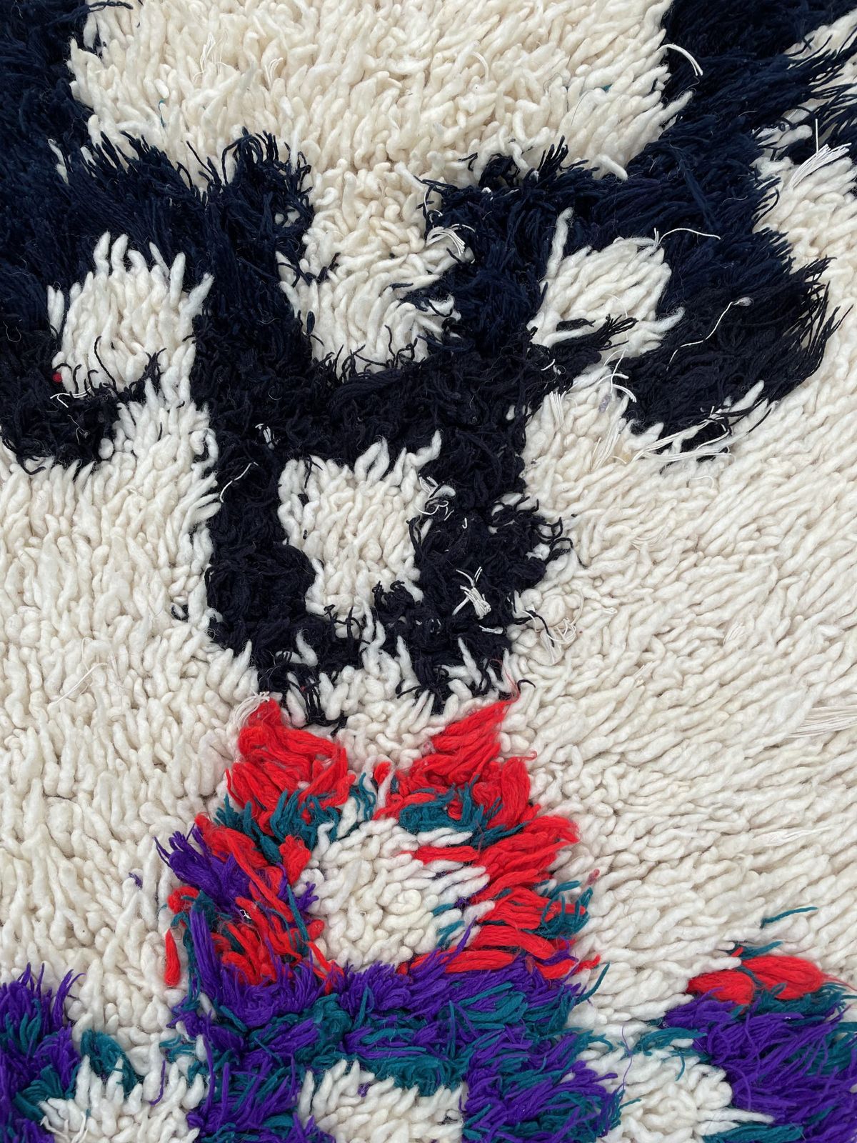 Vintage Berber Colofull Rug 80x180 Cm, North African Carpet, Berber Cotton Rug, Vintage Bohemian Rug, Azilal Rug, Berber Teppich photo 460.0