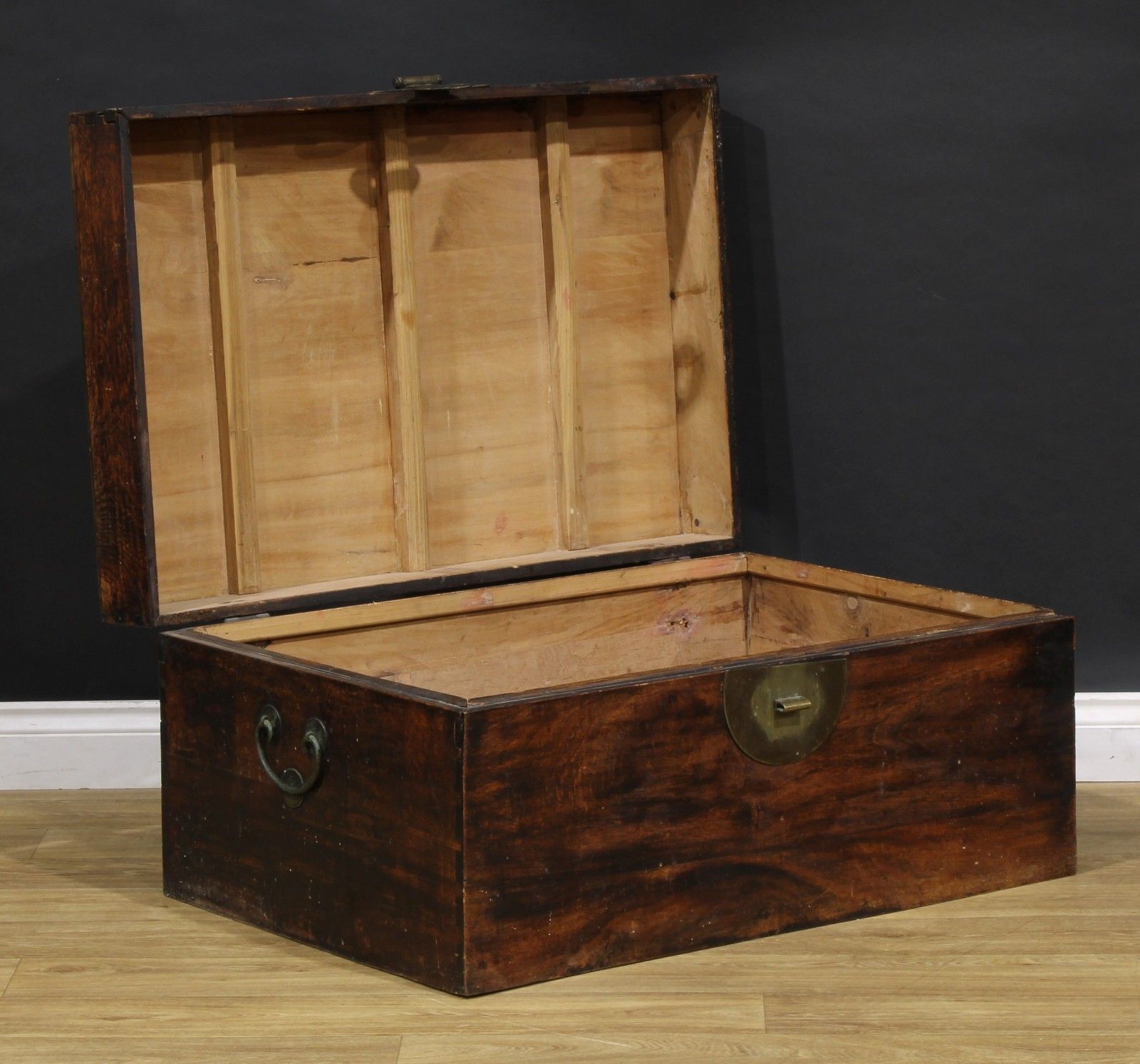 A 20th Century Chinese Camphor Wood Chest Trunk Or Coffee Table photo for sale