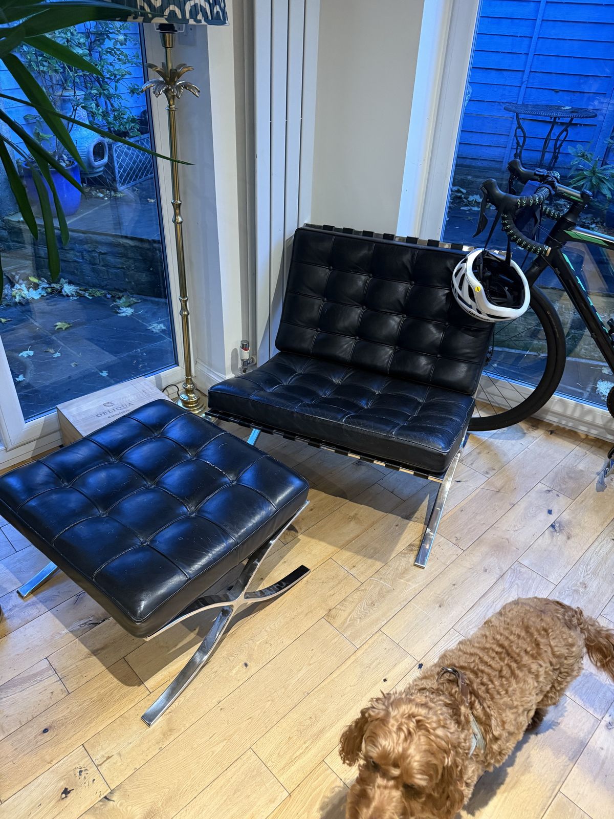 Mies Van Der Rohe The Knoll Barcelona Chair And Ottoman photo furniture