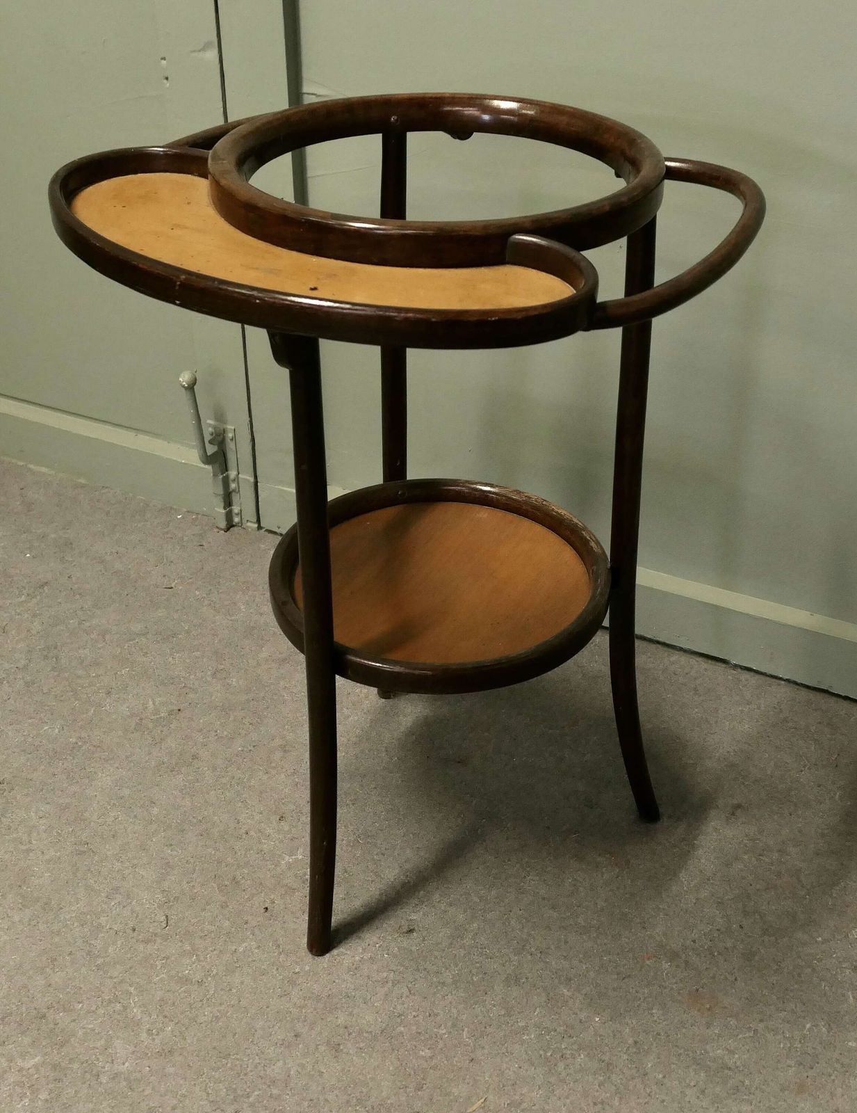 Bentwood Wash Or Shaving Stand With Jug And Bowl photo Furniture