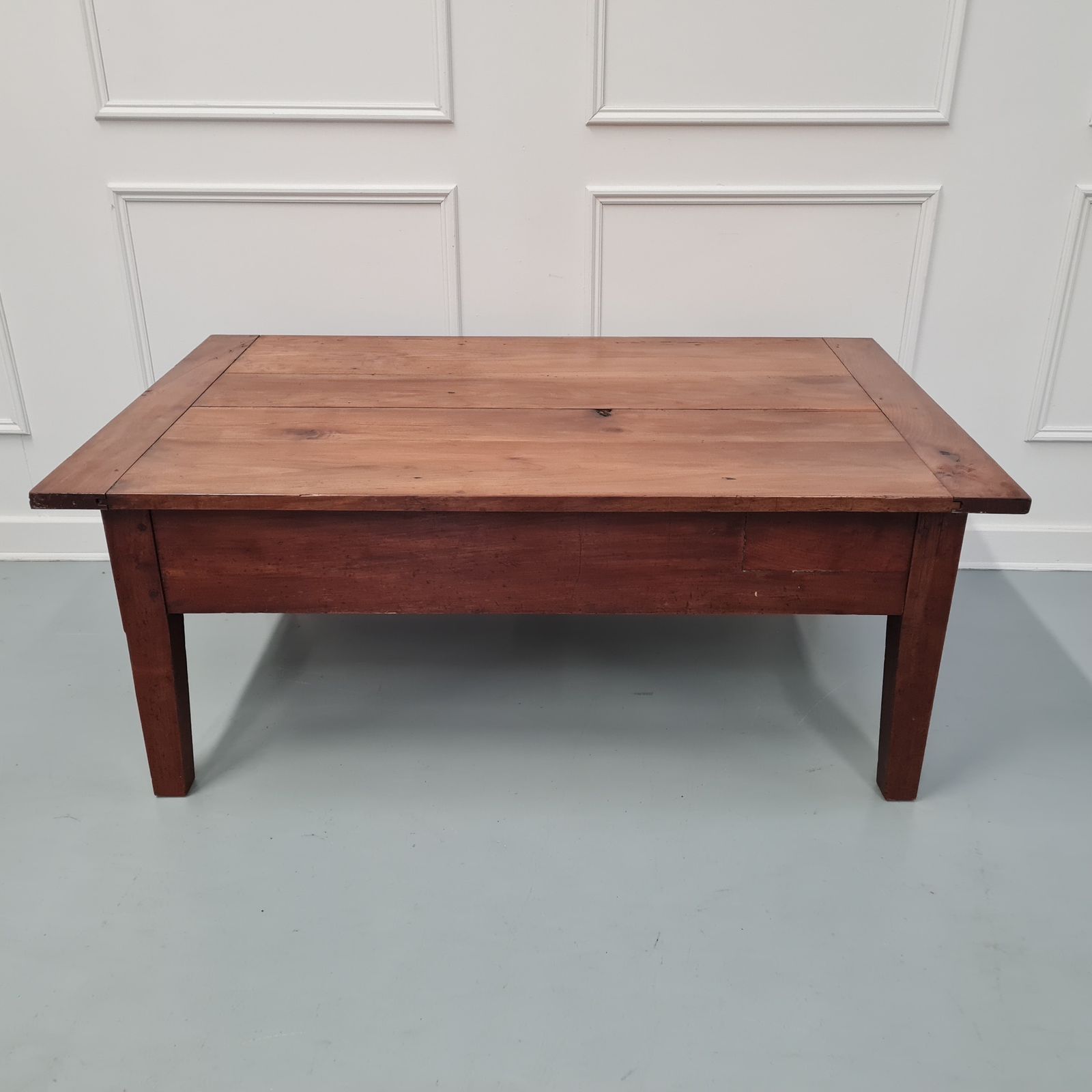 Antique Cherry Wood Coffee Table C1840 photo for sale