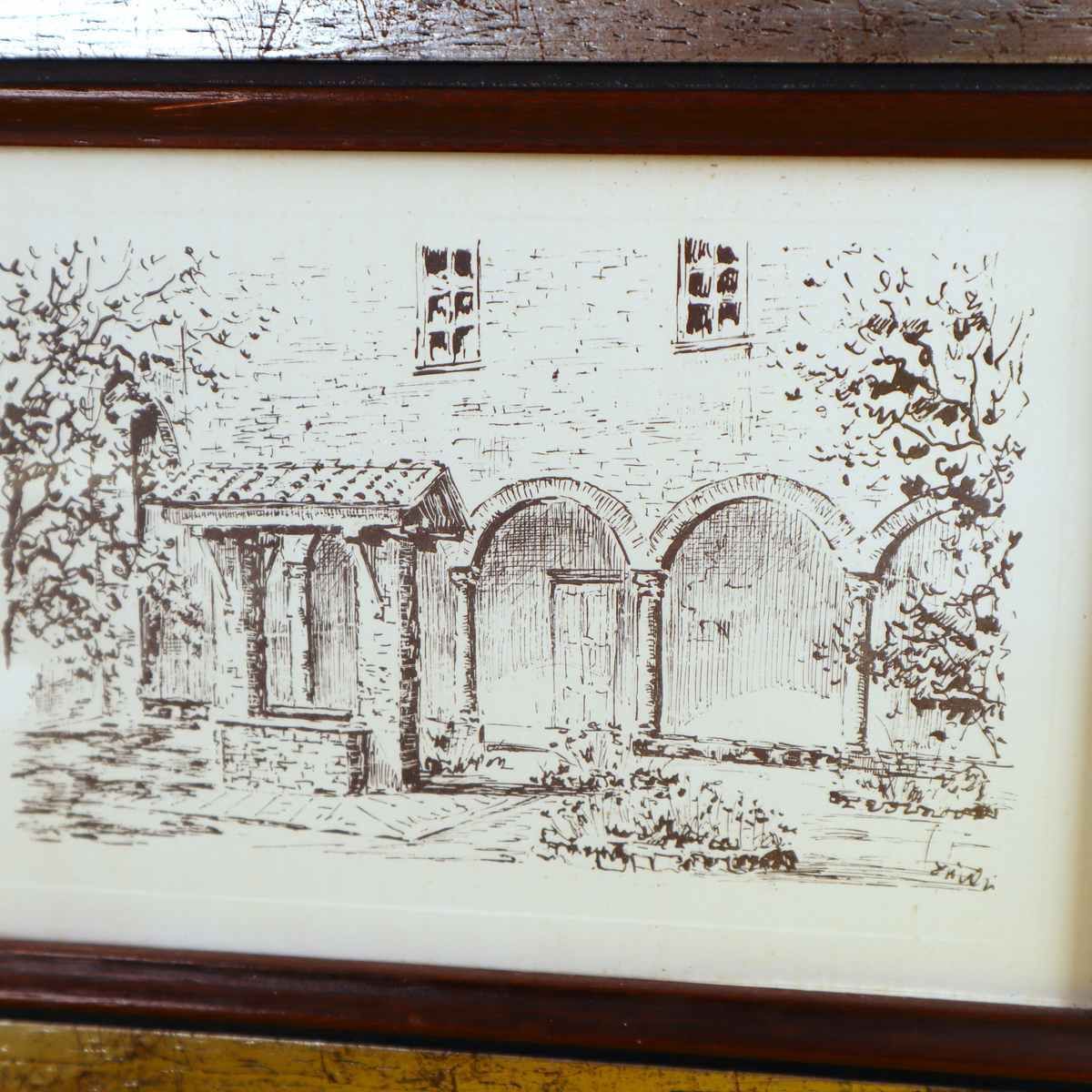 Engravings Of The City Of Ferrara With 3 Piece Frame photo for sale