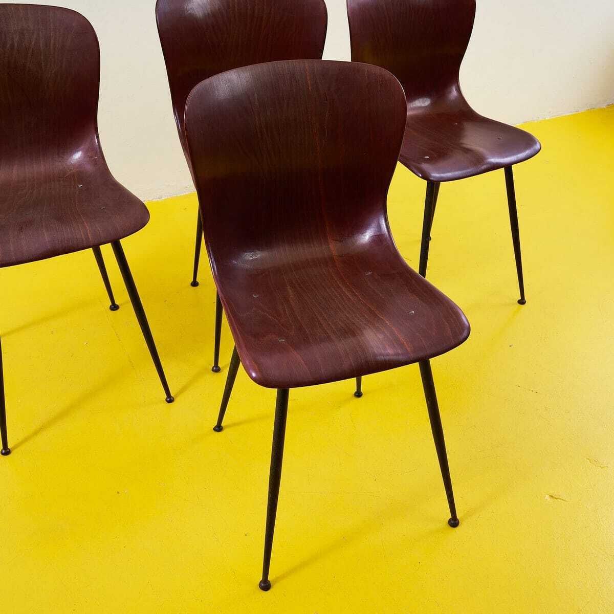 Set Of 4 1950s Design Chairs By Pagholz photo furniture