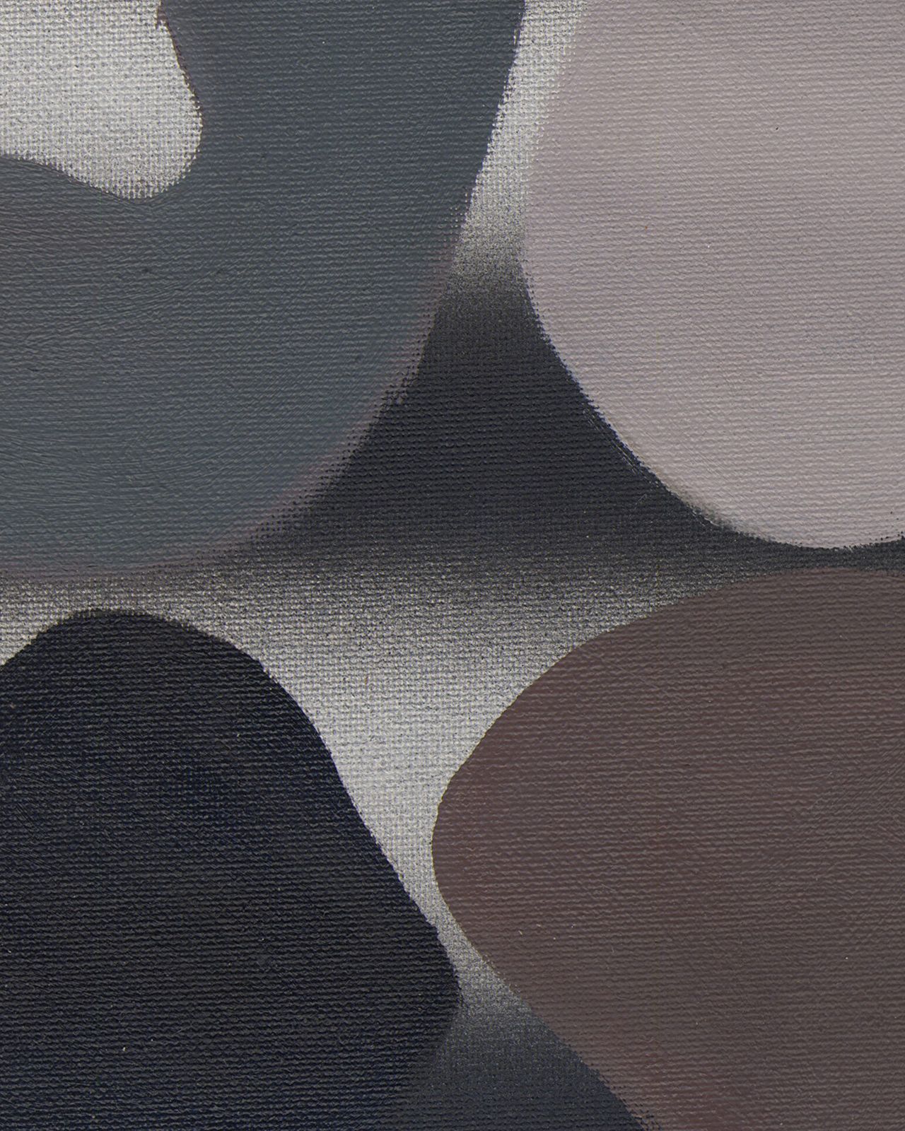Beautiful Muted Abstract Painting By Renowned British Artist photo Art