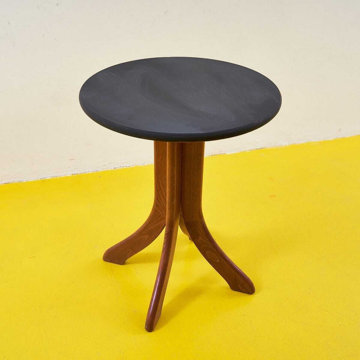 Elegant Round Wooden Coffee Table photo furniture