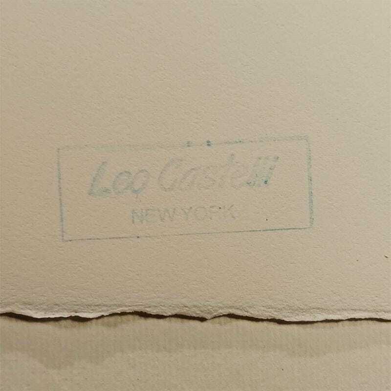 1980s Andy Warhol "Mickey Mouse" Limited Series Lithograph Leo Castelli New York Numbered In Pencil. photo vintage