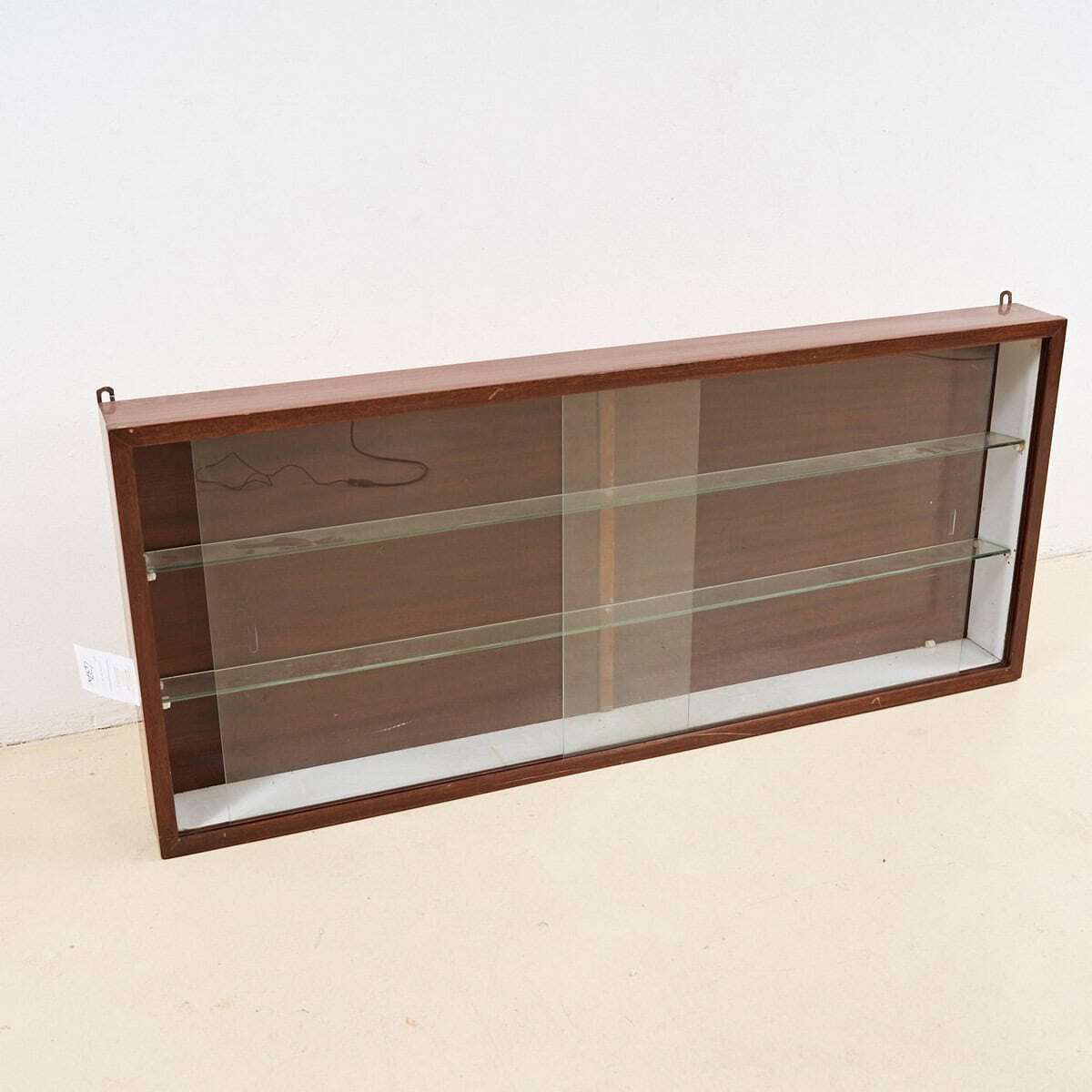 Minimalist Walnut Display Cabinet From The 1960s photo furniture
