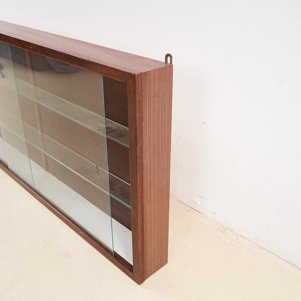 Minimalist Walnut Display Cabinet From The 1960s photo Furniture