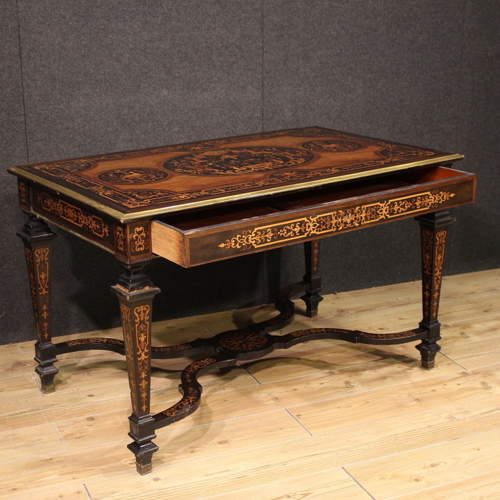20th Century French Inlaid Writing Table photo 6100.0