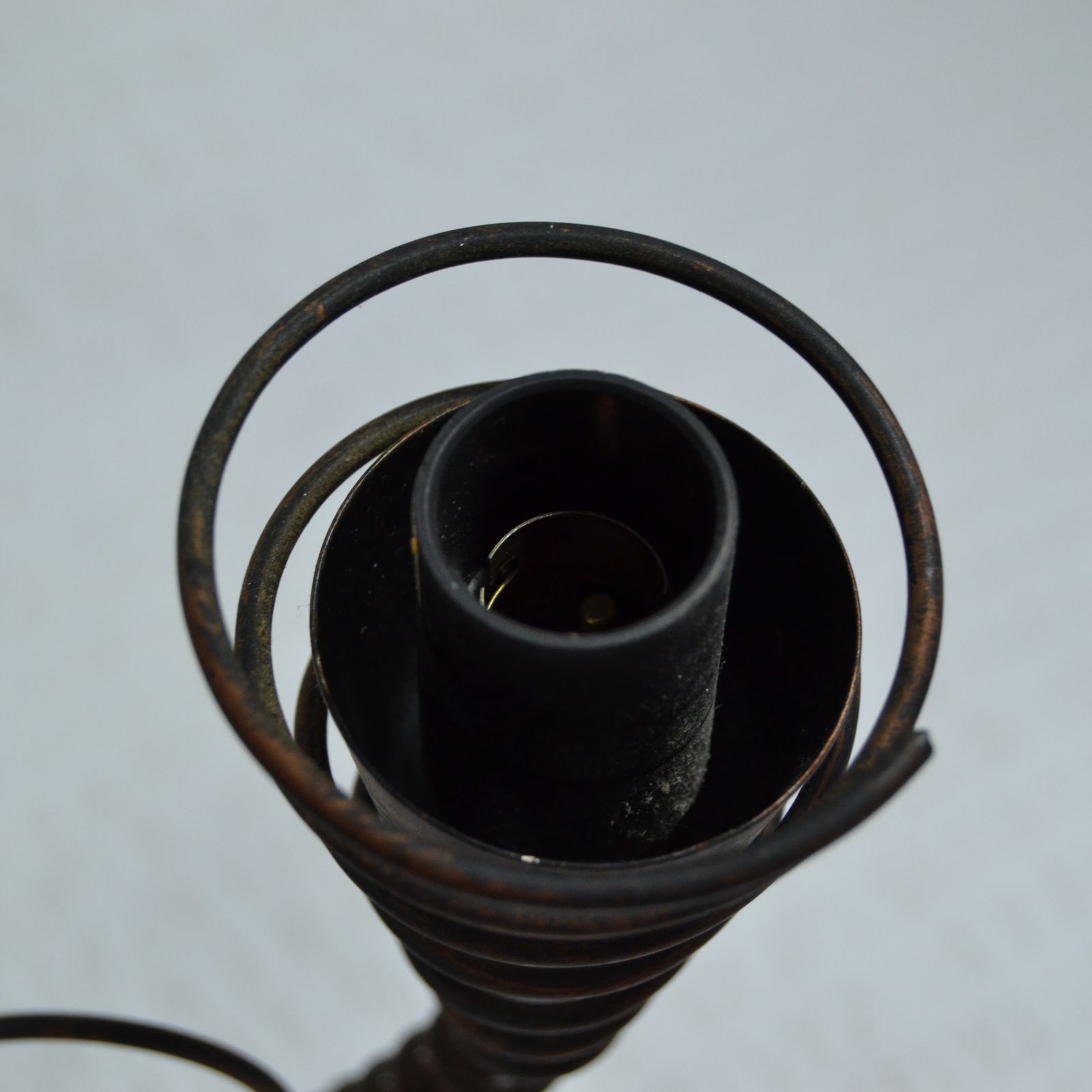 50.0 Vintage 1990's Ceiling Light, Twisted Metal 3 Arm photo