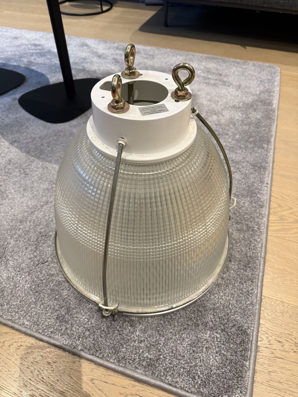 Glass Industrial Style Large Pendant Shade