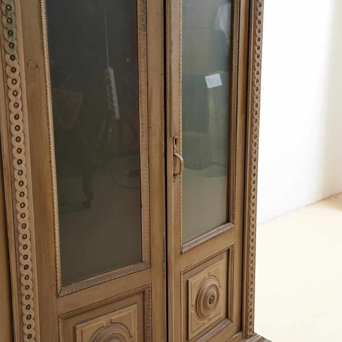 Hand Painted Antique Showcase Bookcase photo furniture