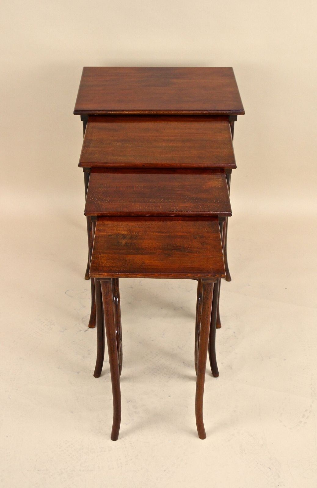 20th Century Art Nouveau Bentwood Nesting Tables By Thonet, Austria Circa 1905 photo buy