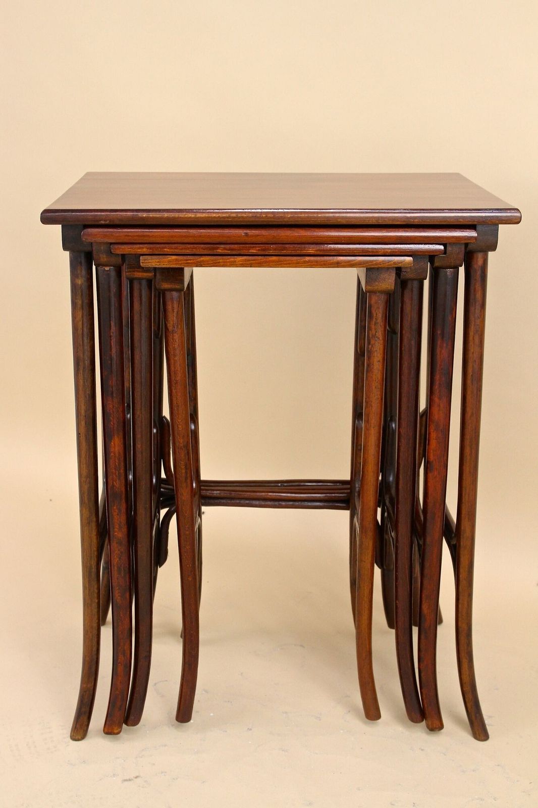 photo buy 20th Century Art Nouveau Bentwood Nesting Tables By Thonet, Austria Circa 1905