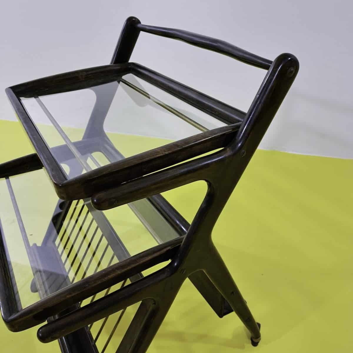 Elegant 60s Food Trolley – Attr. Design Ico Parisi photo furniture