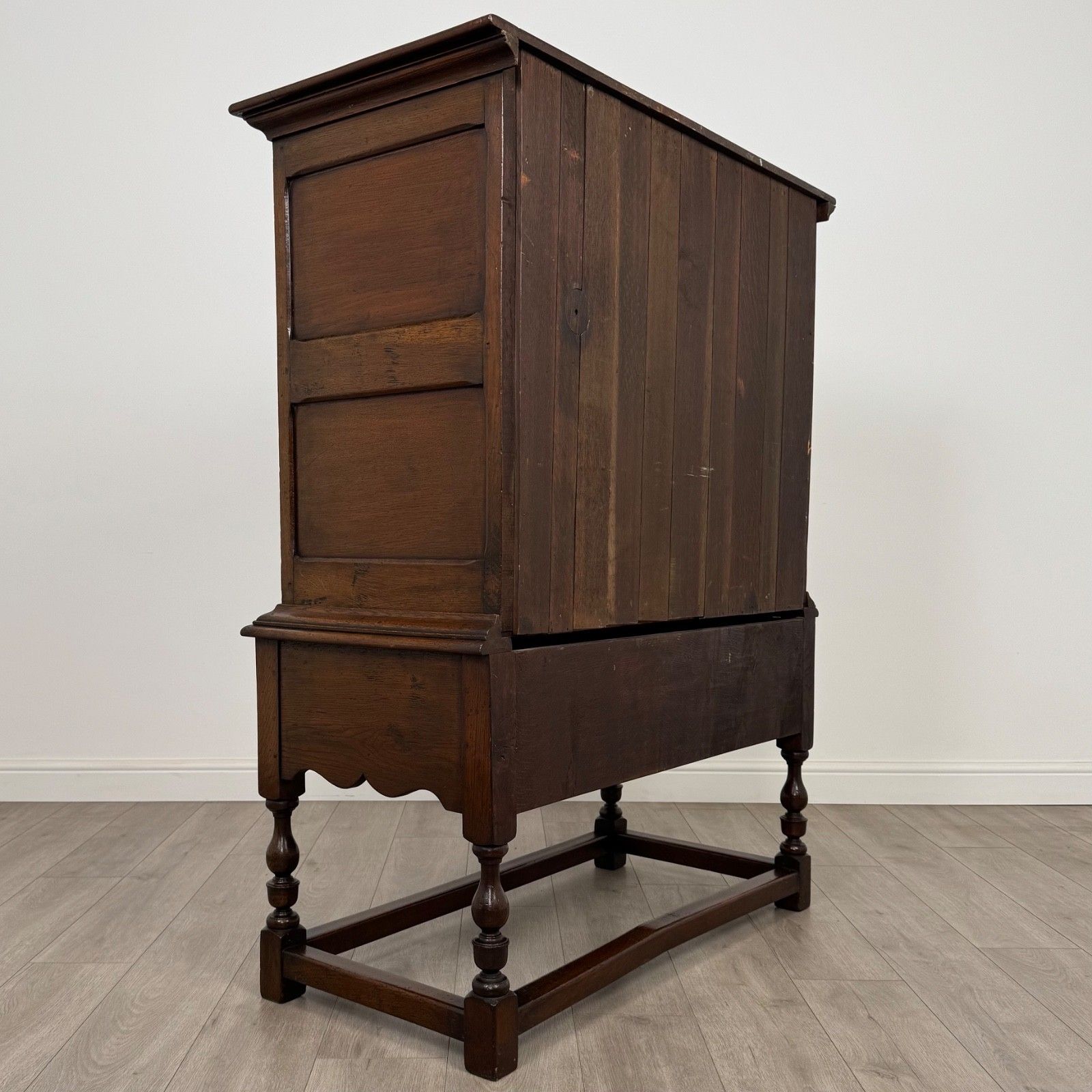 Antique 19th Century Jacobean Style Cupboard In Oak photo 1250.0