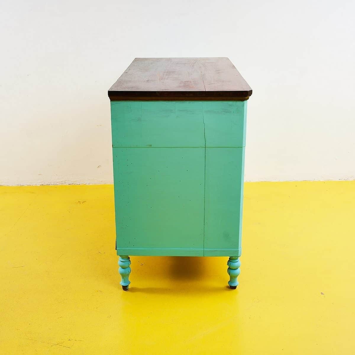 photo furniture Vintage Mint Green Chest Of Drawers