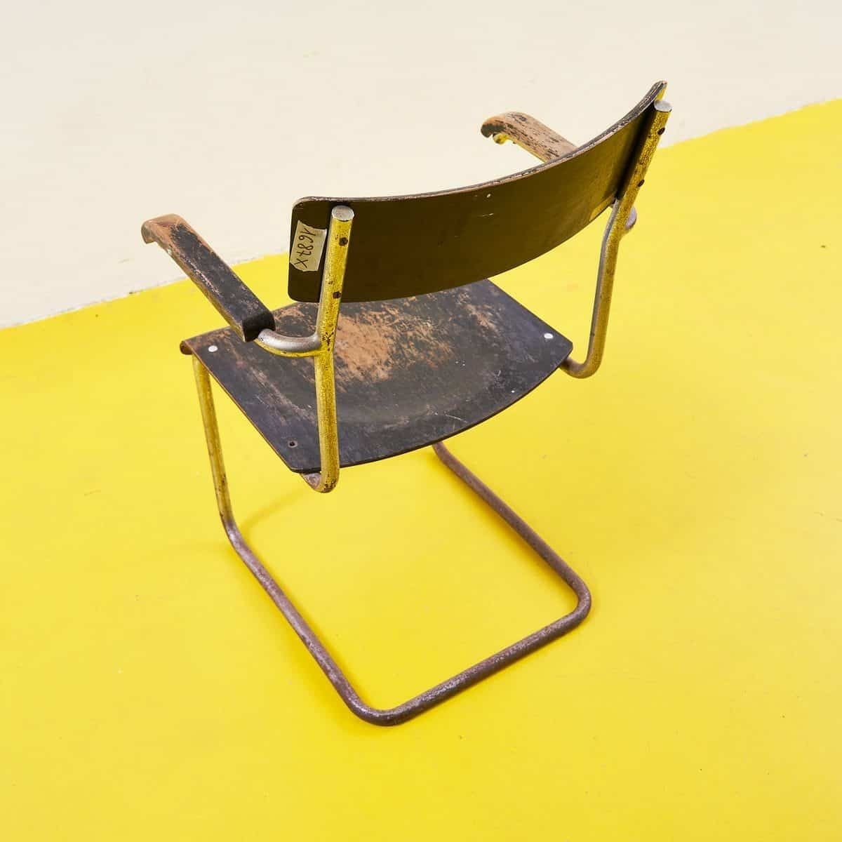 Designer Chair Attributed To Mart Stam photo vinterior
