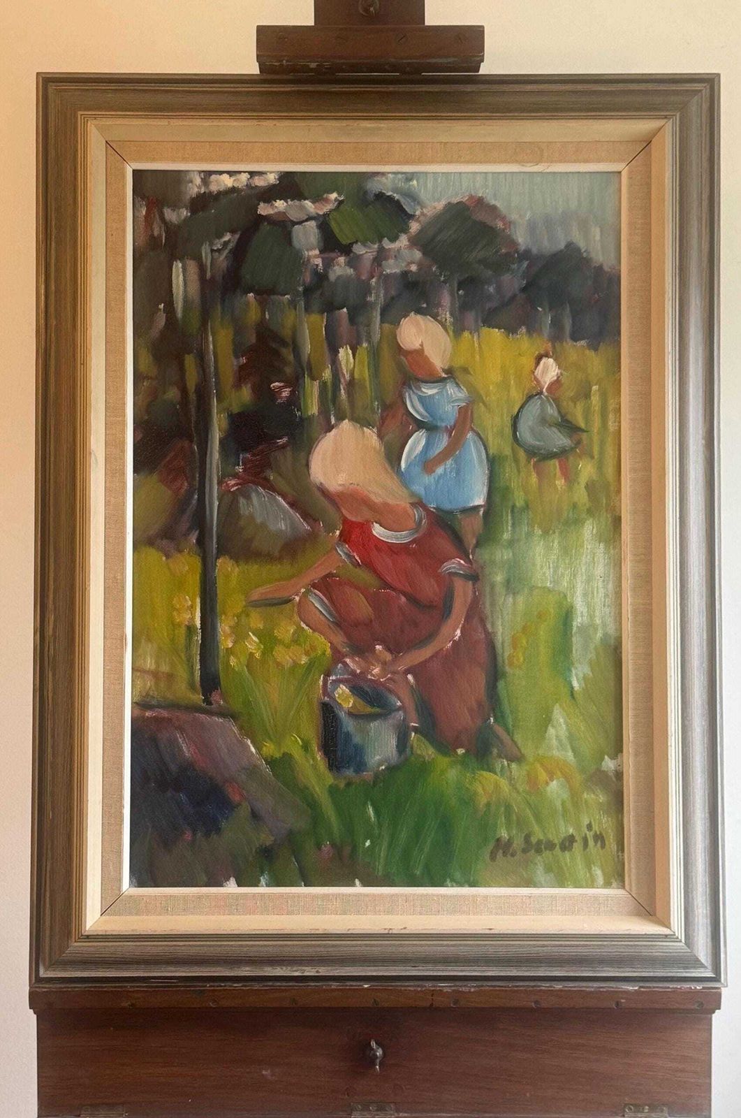 Swedish Original Oil Painting  Wall Art