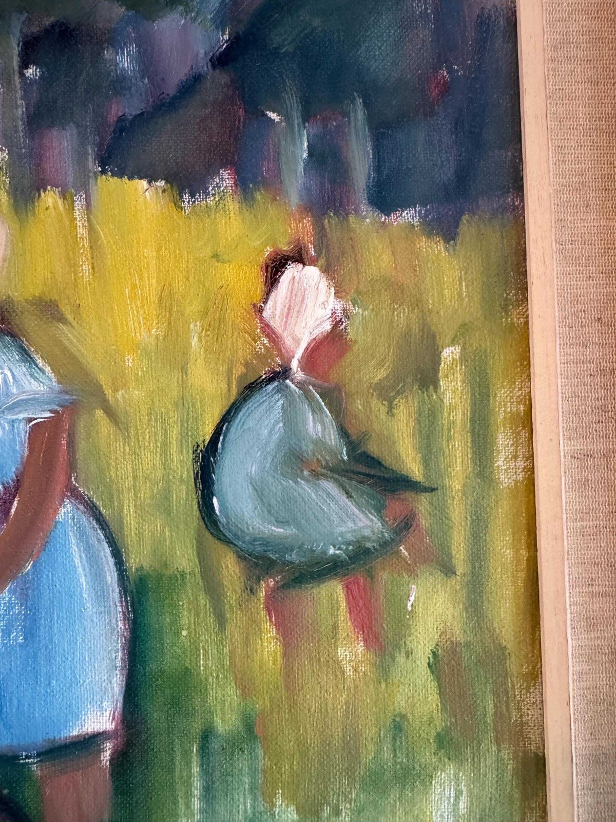 Swedish Original Oil Painting  Wall Art photo for sale
