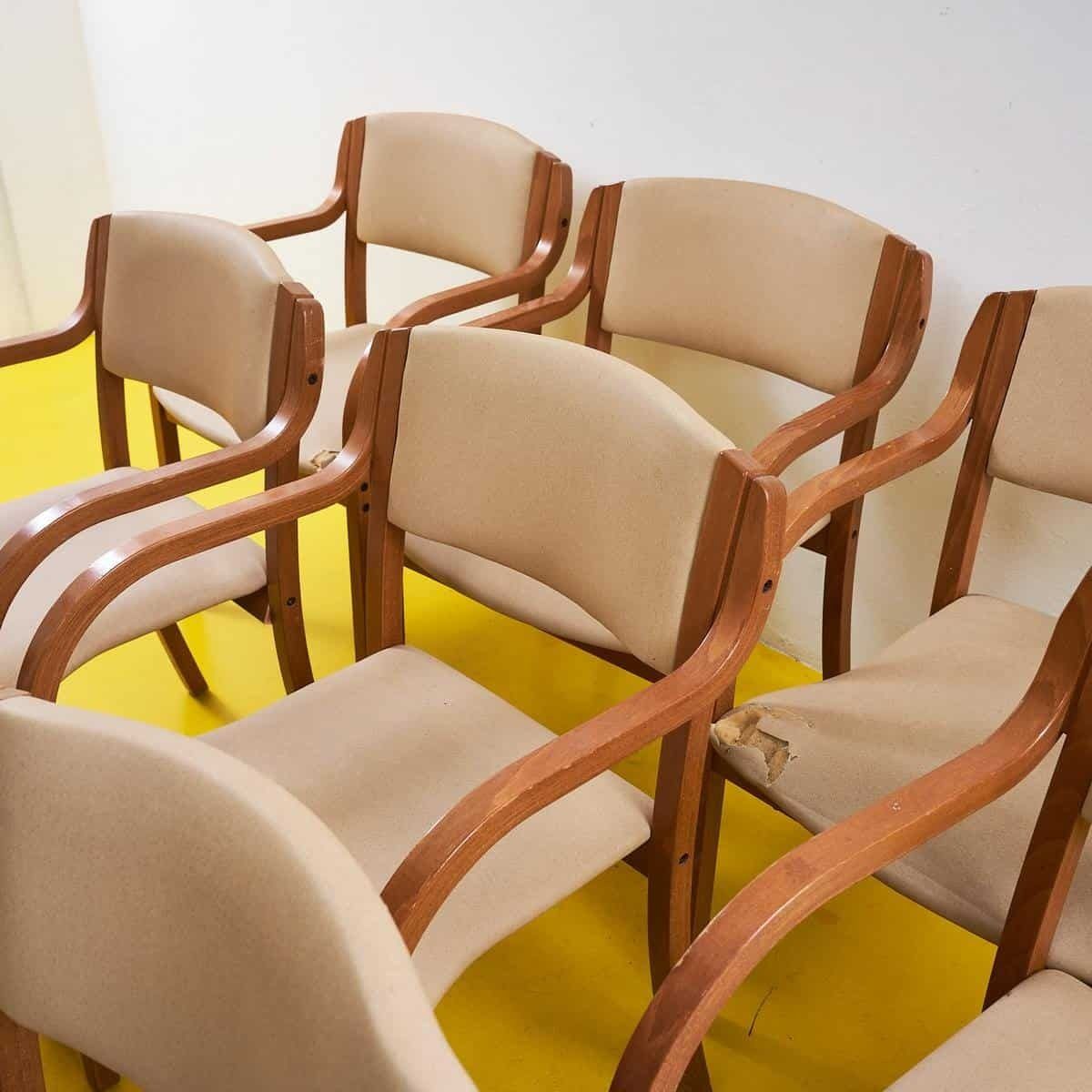 Elegant Vintage Chair With Wooden Frame 12 Pieces photo buy