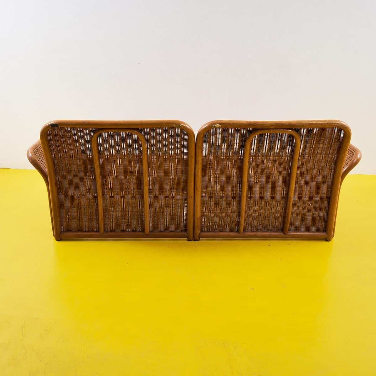 Elegant And Versatile Rattan Sofa photo vintage