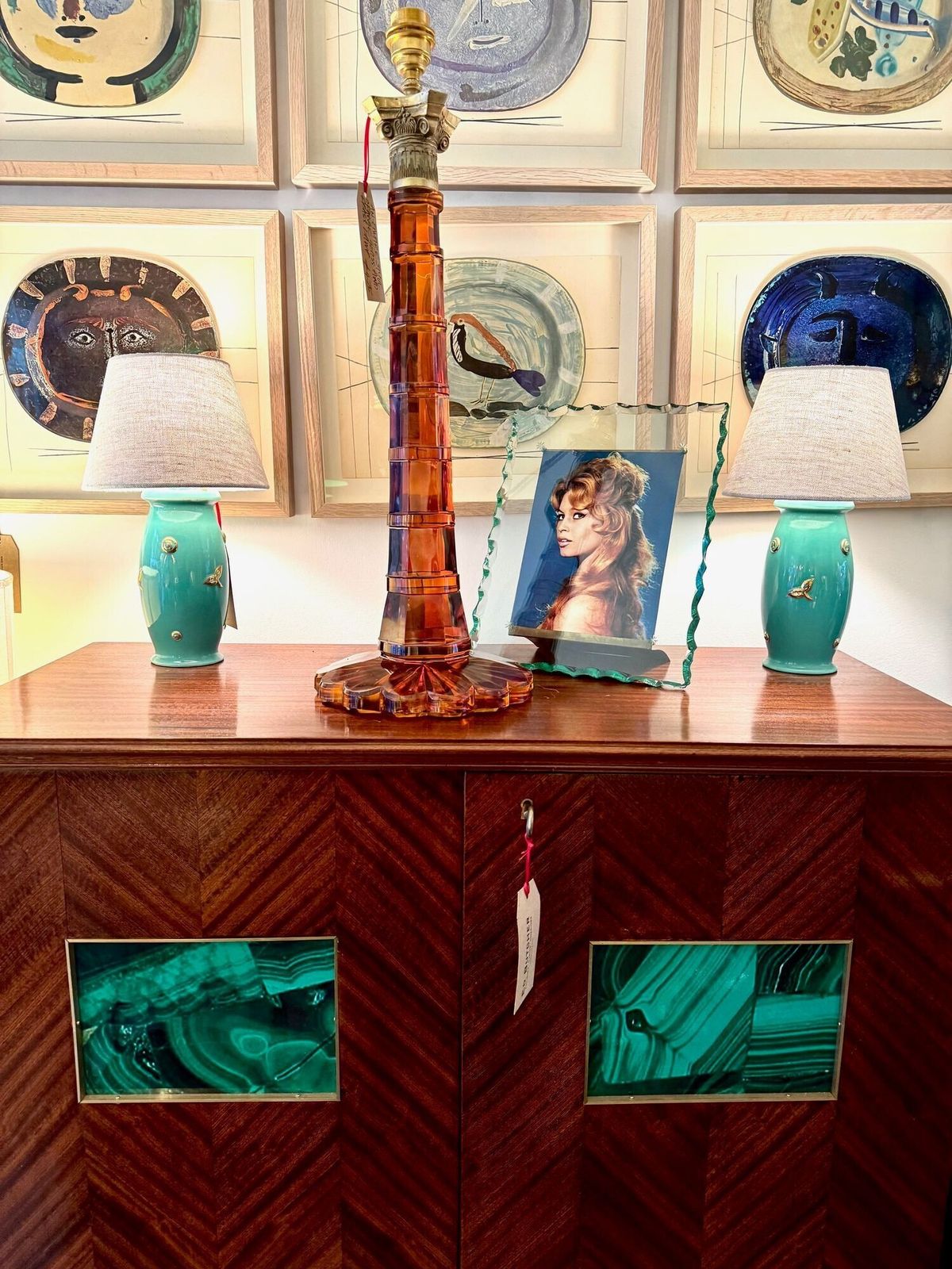 photo furniture A Lovely Pair Of 1930s Royal Staffordshire Lamps By Clarice Cliff