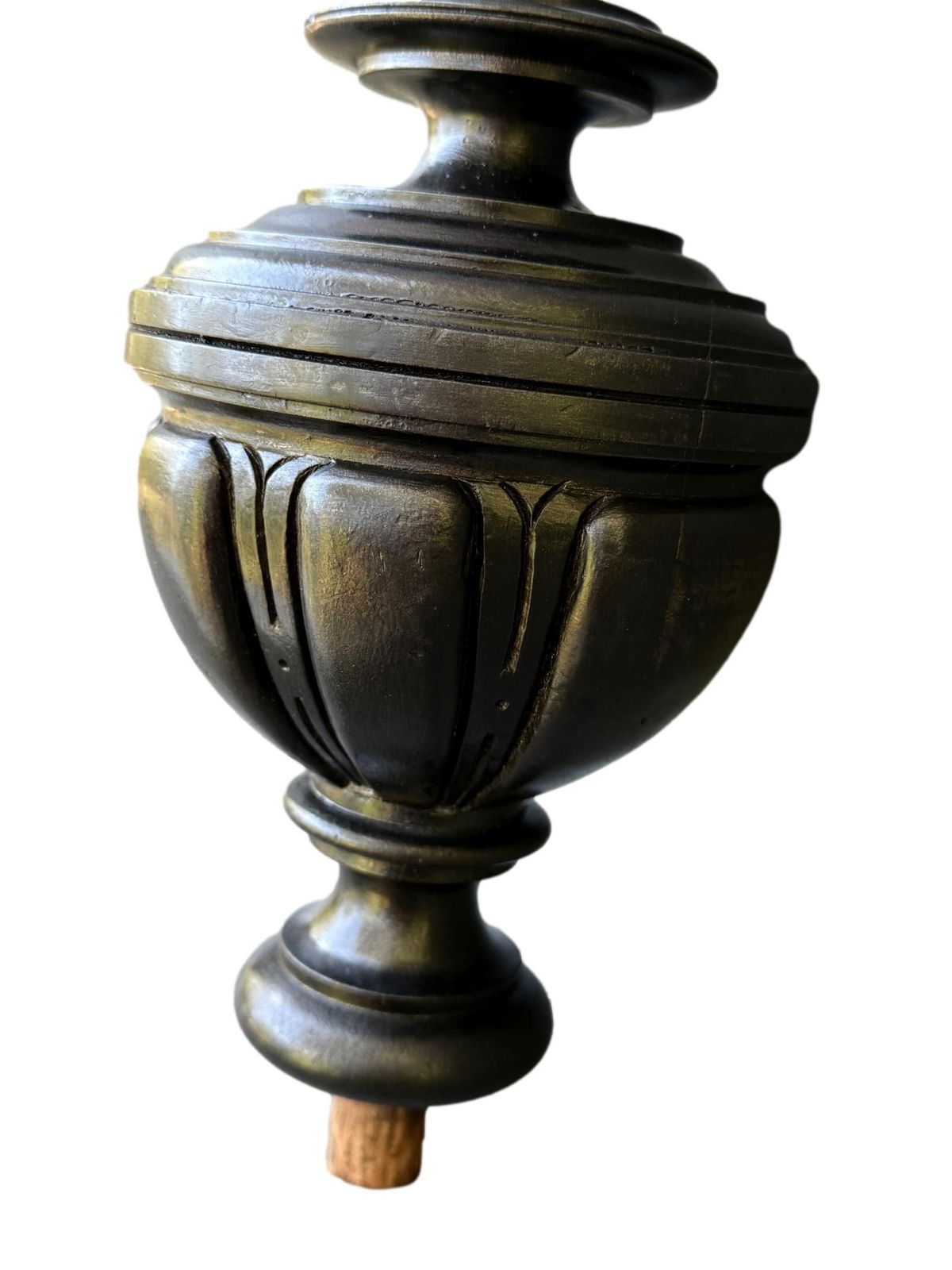 photo furniture French Antique Architectural Wood Stairwell Finial, Napoleon III