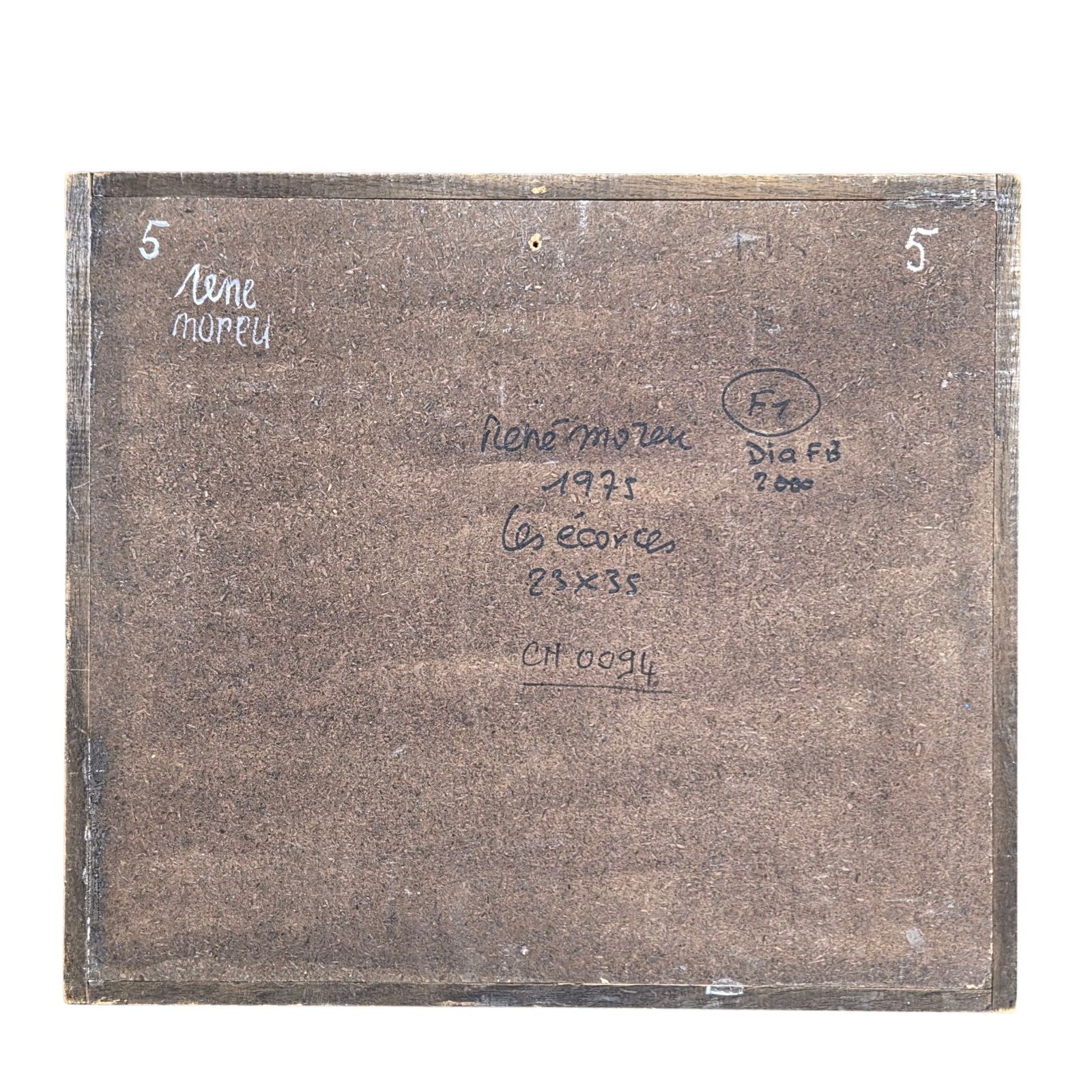 René Moreu (1920-2020) Titre : Les écorces 1975 photo 900.0