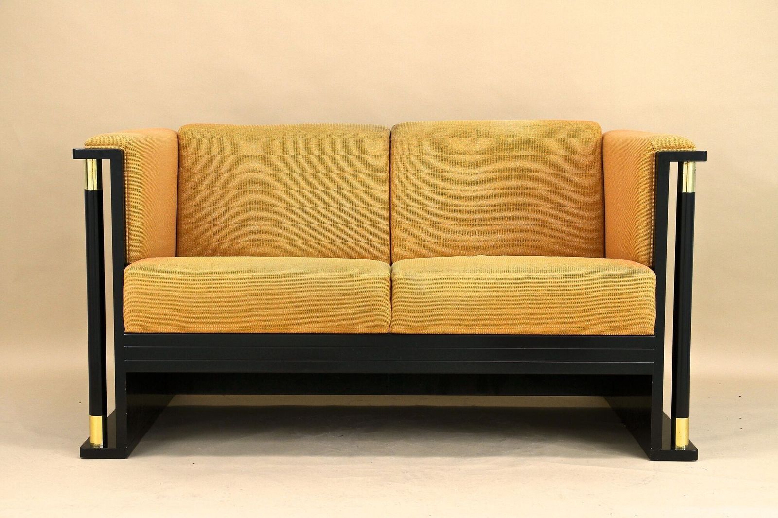 20th Century Art Nouveau Two Seat Sofa, School Of J. Hoffmann, At Ca. 1910 photo Furniture