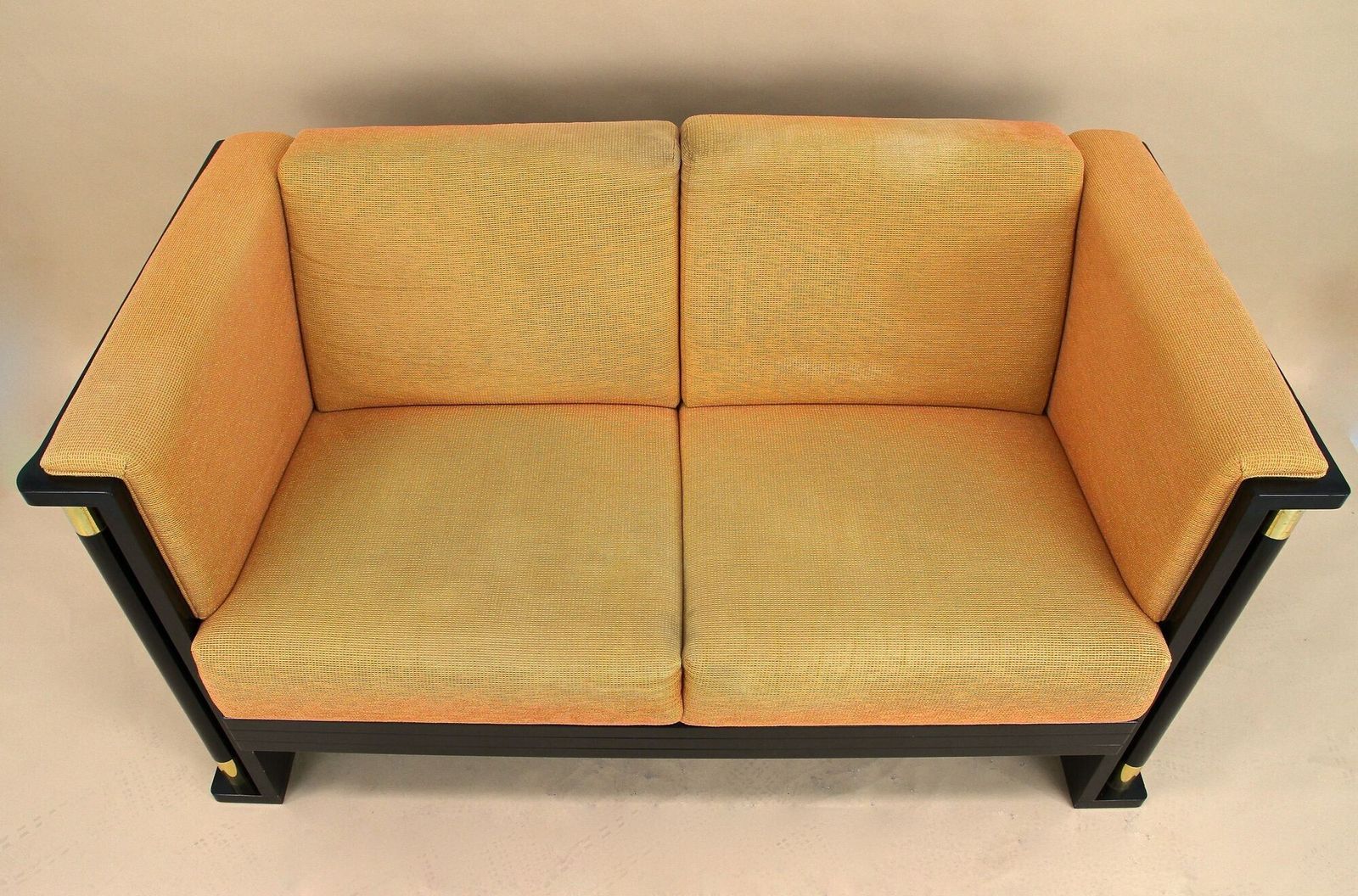 20th Century Art Nouveau Two Seat Sofa, School Of J. Hoffmann, At Ca. 1910 photo vinterior