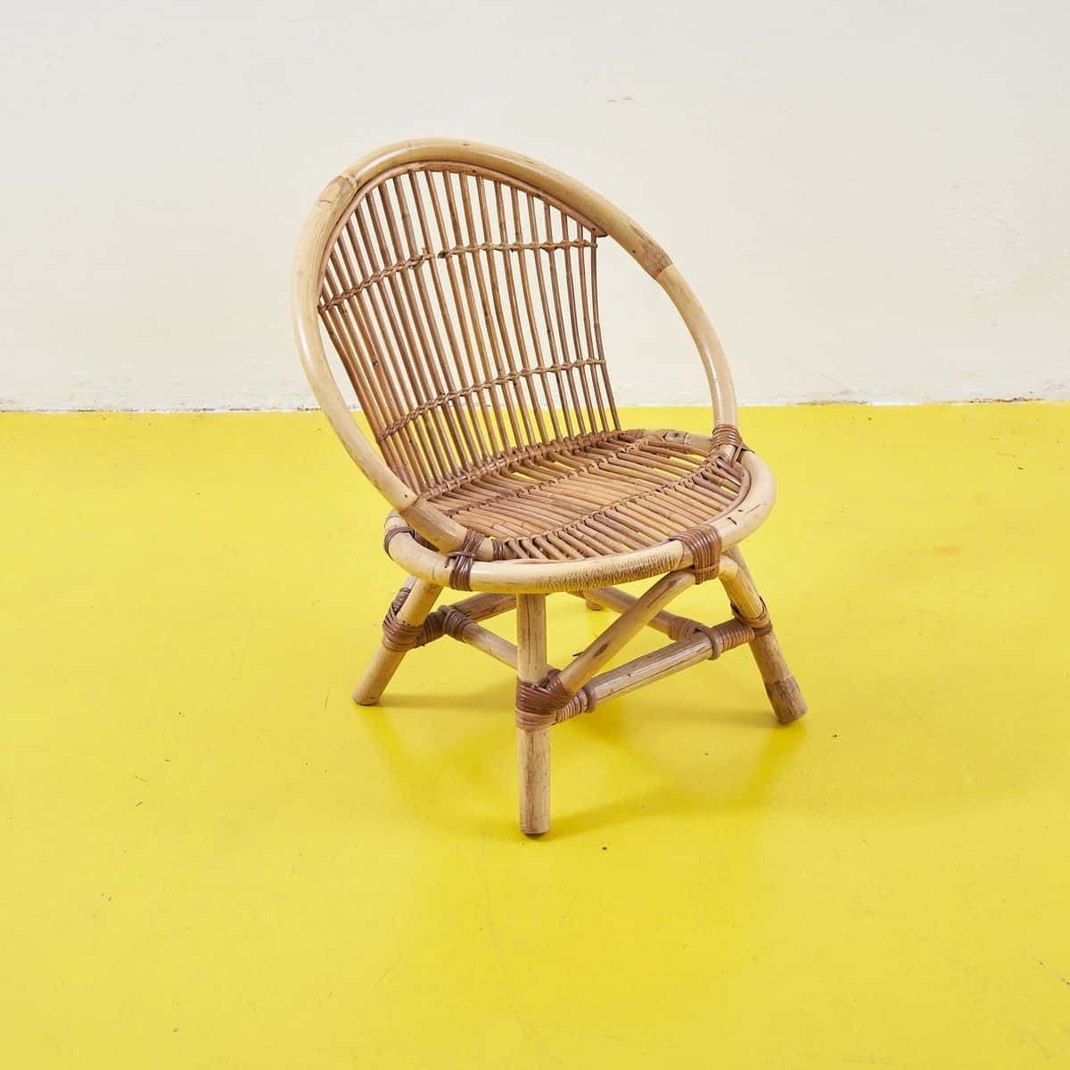 Small Bamboo Armchair, 2000s, Contemporary photo furniture