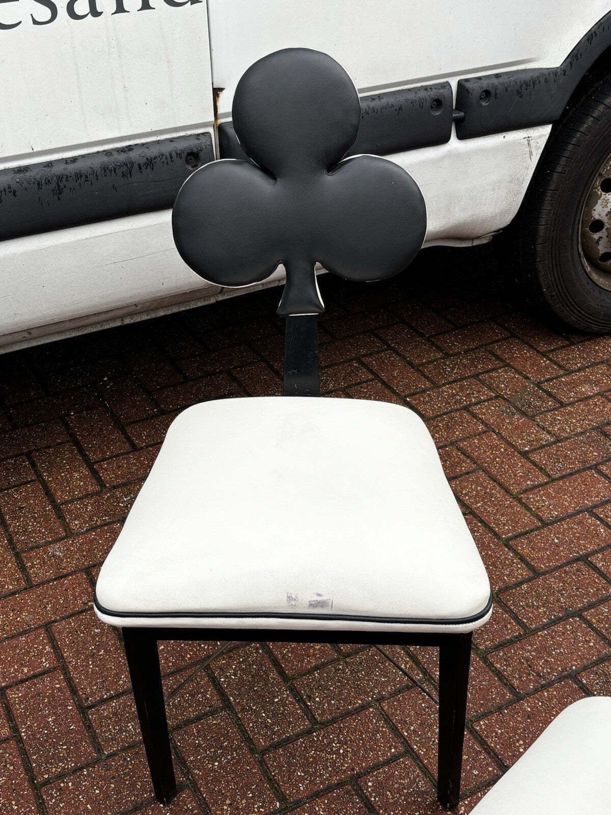 Mid Century Set Of Card Suit Dining Chairs, Poker Chairs, Games Table Chairs. photo 1504.0