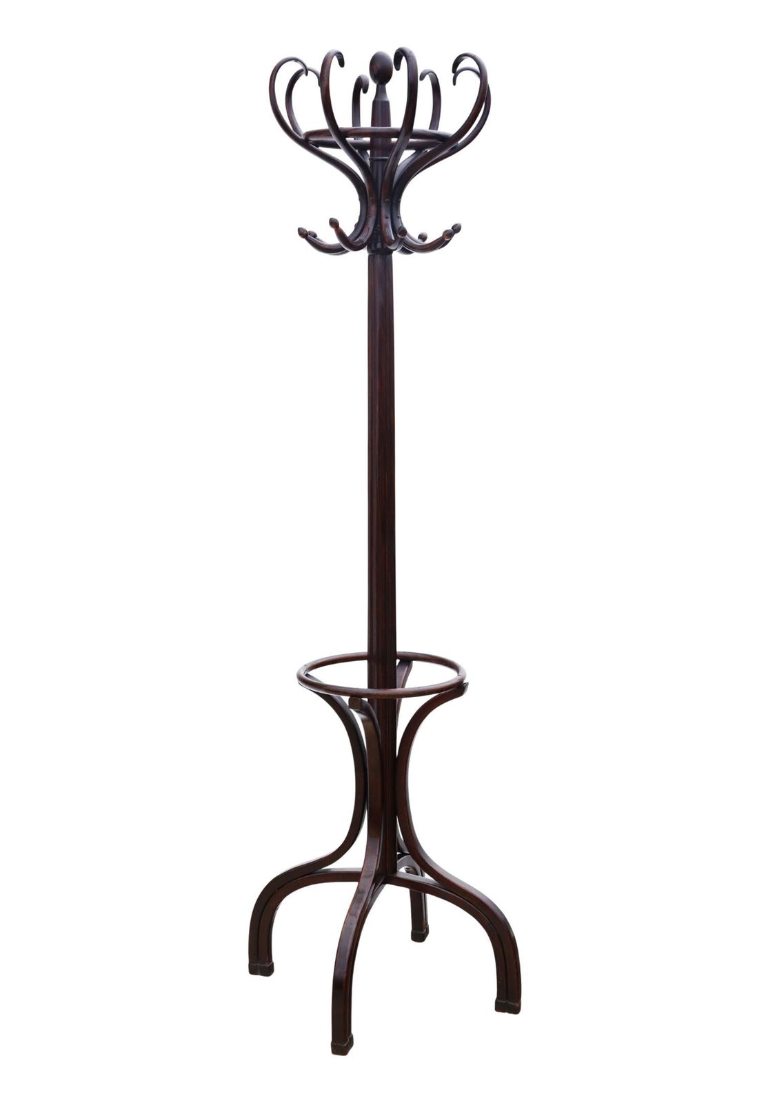 Antique C.1900 Bentwood Hall Stand – Fine Quality For Hats, Coats, Sticks & Umbrellas