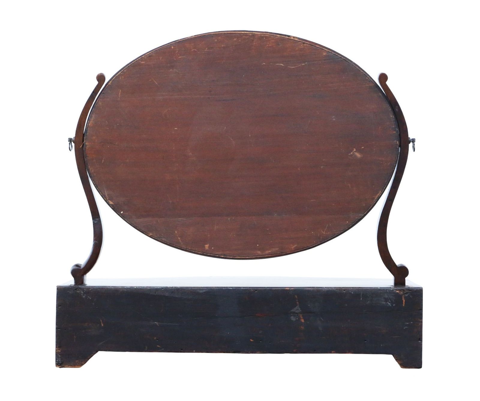 Antique Early 19th Century Inlaid Mahogany Dressing Table Swing Mirror – Fine Quality photo 995.0