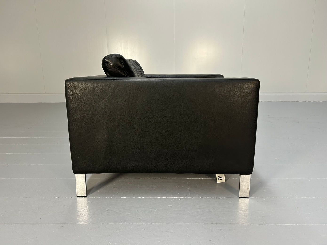 Walter Knoll “Foster 503.10” Armchair In Black Leather photo 1900.0