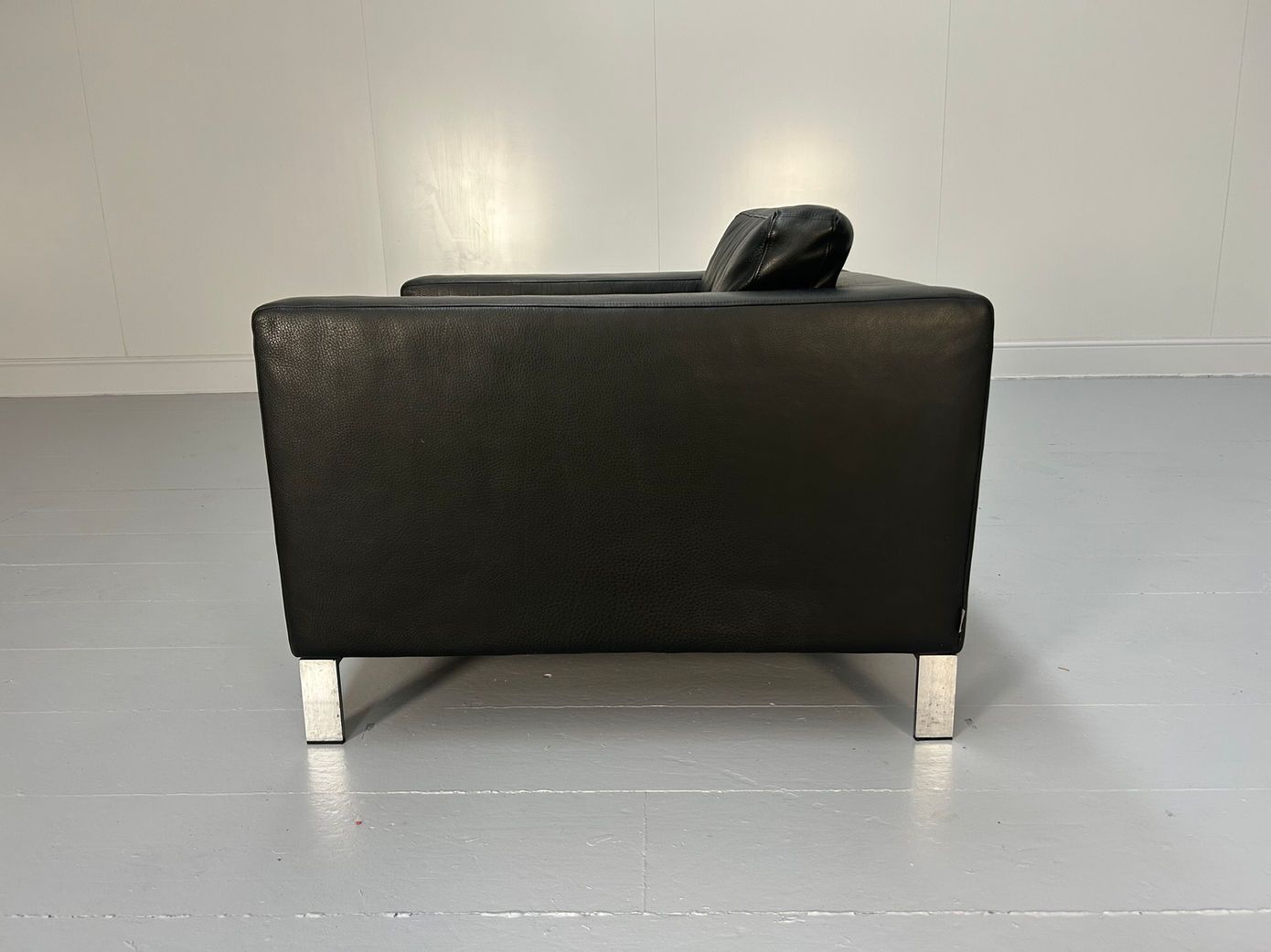 Walter Knoll “Foster 503.10” Armchair In Black Leather photo buy