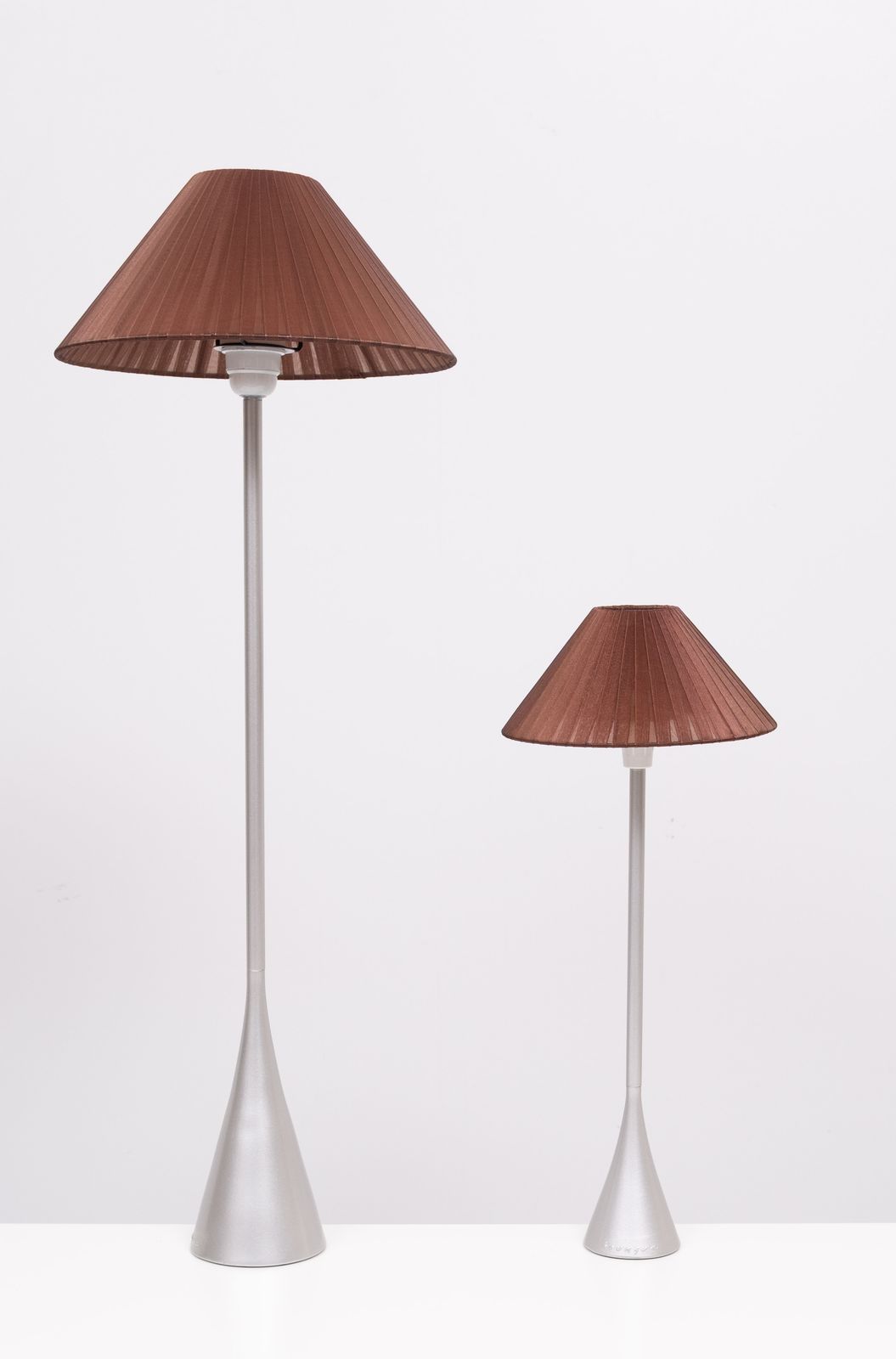 Pair Of Pascal Mourgue For Ligne Roset "Cinna" Cast Aluminum Table Lamps