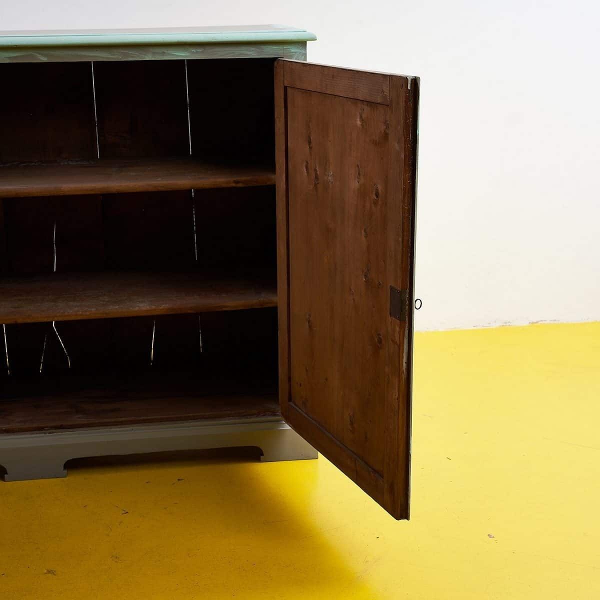 Modern Green Wooden Cabinet, 2000s photo 896.0