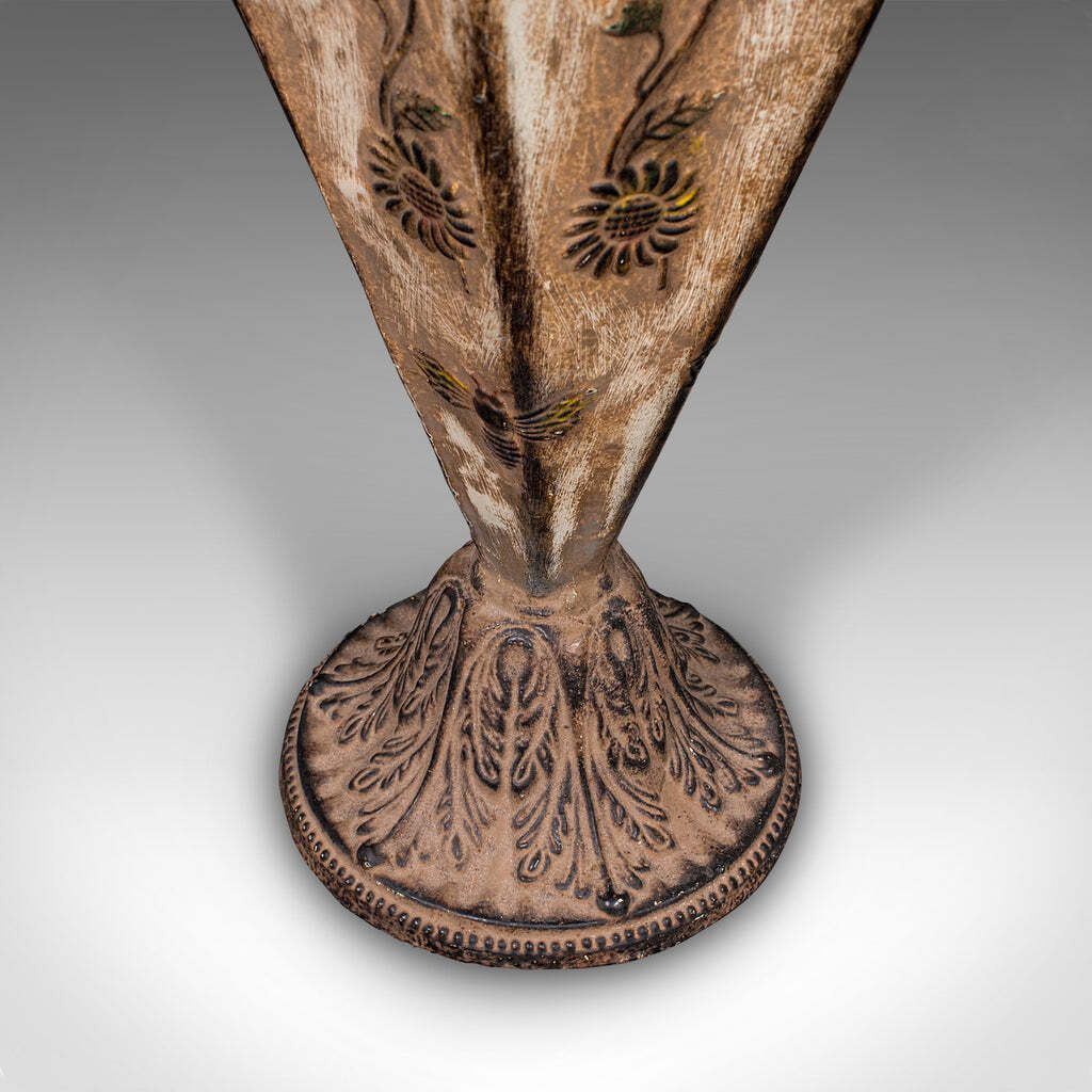 Home Decor Vintage Umbrella Stand, English, Art Nouveau Revival, Entrance Hall Drip Tray photo